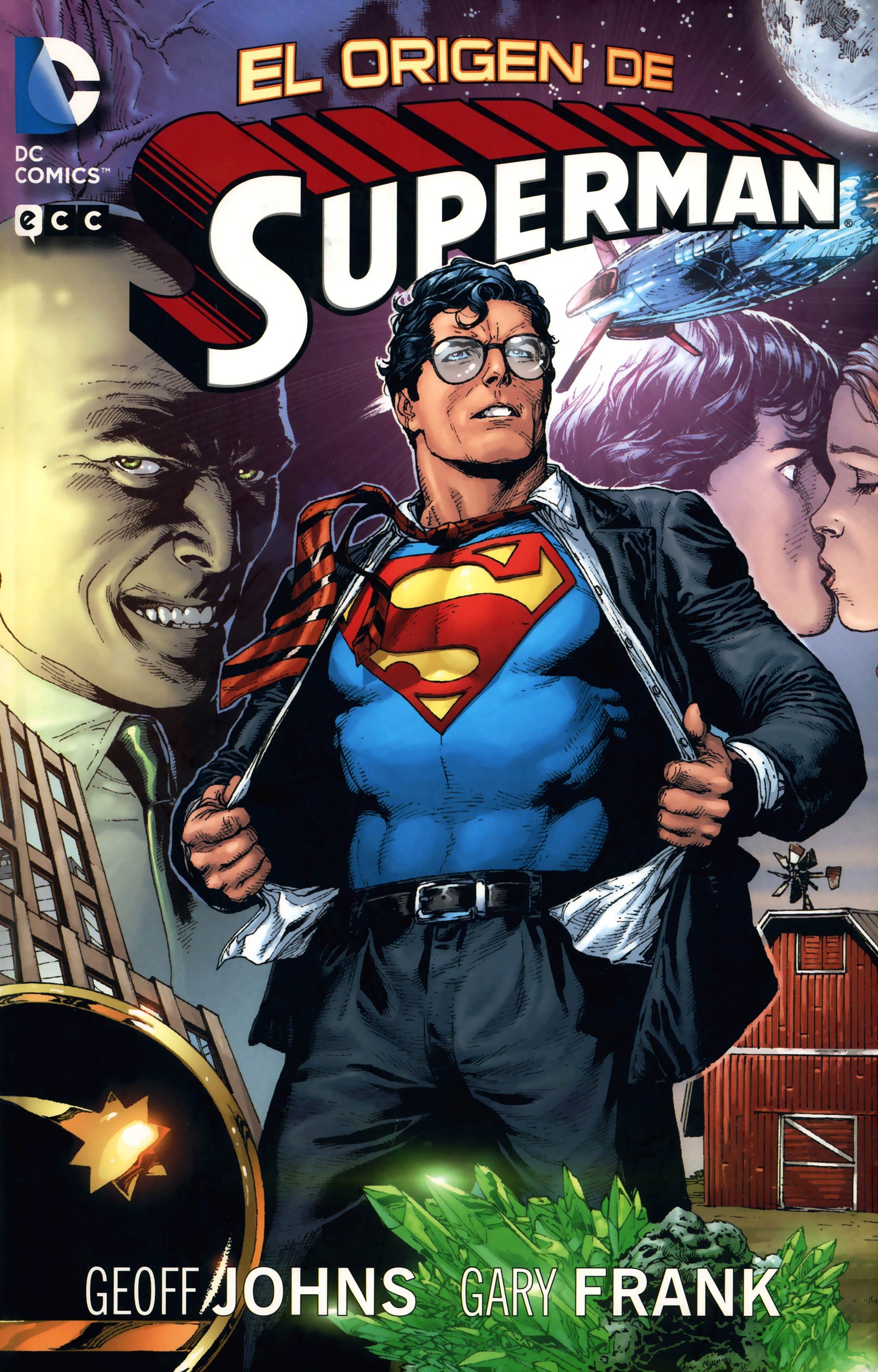 Portada ampliada de El Origen de Superman (Johns-Frank) (SUP-Secret Origin -#1-6 USA)