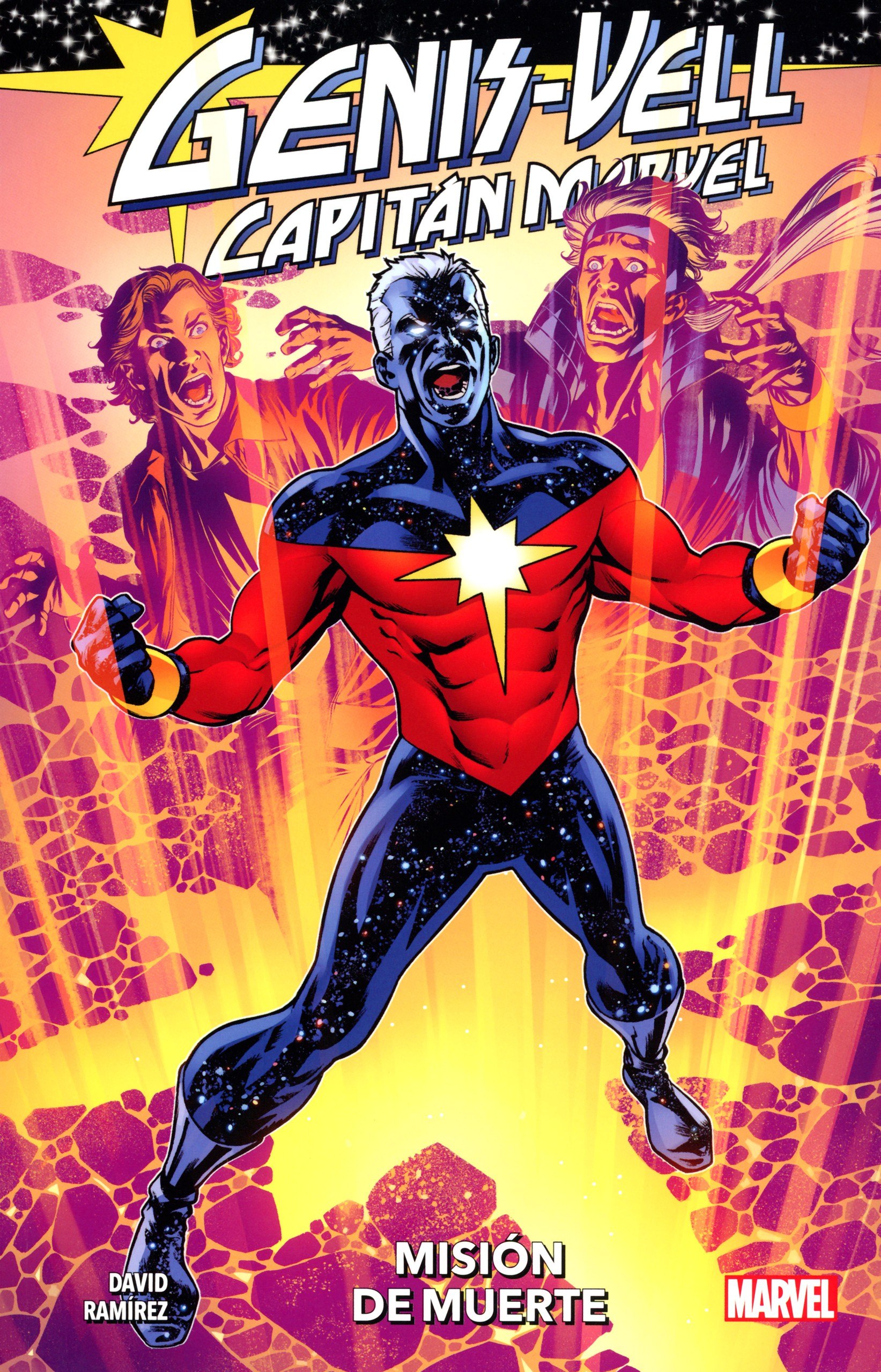 Portada ampliada de Genis-Vell Capitan Marvel (100% Marvel) - Mision de muerte (GVCM 1-5)