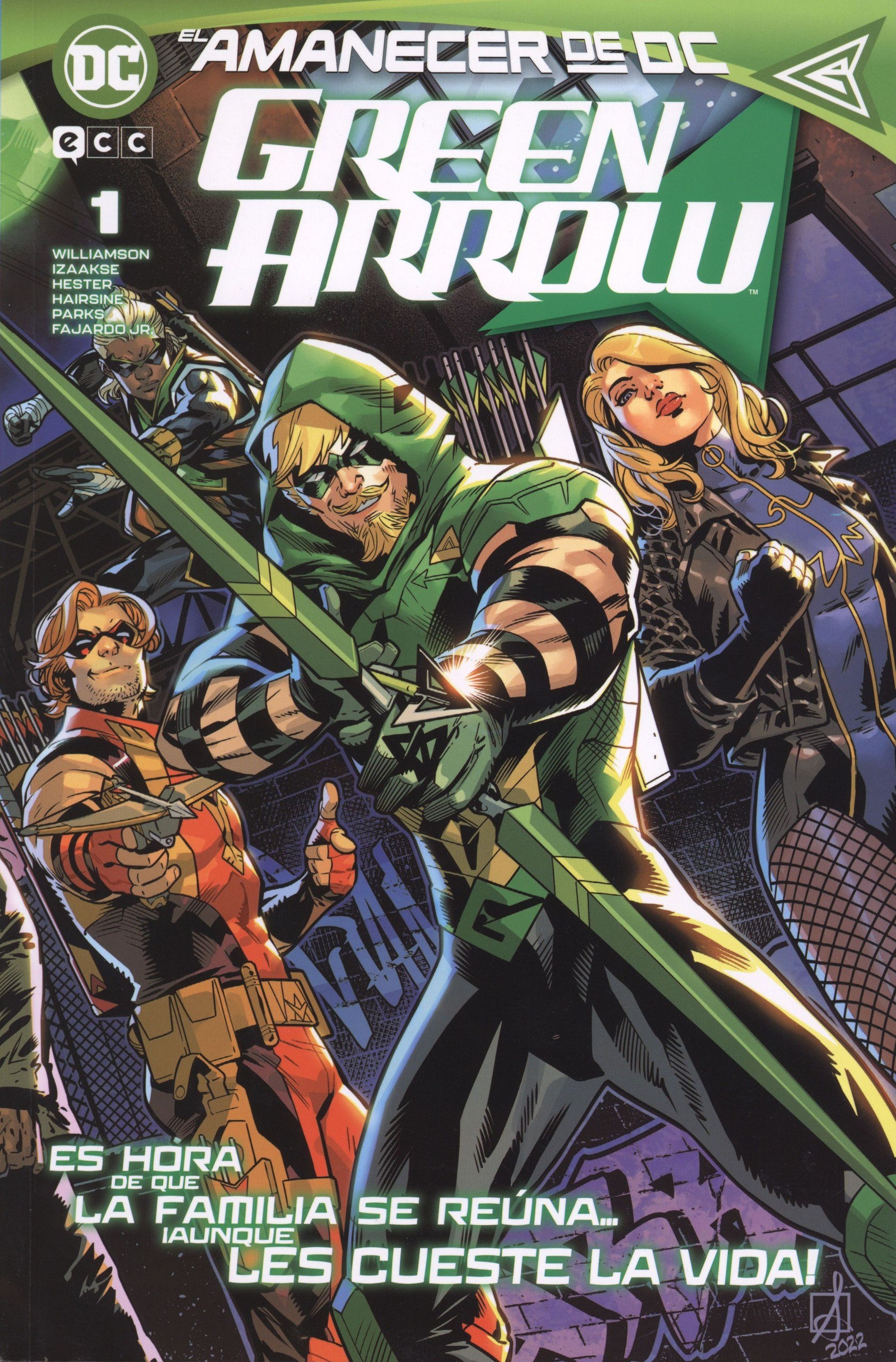 Portada ampliada de Green Arrow - El Amanecer de DC - Tomo 01 (Jrgandalf & Tildoras, CRG)