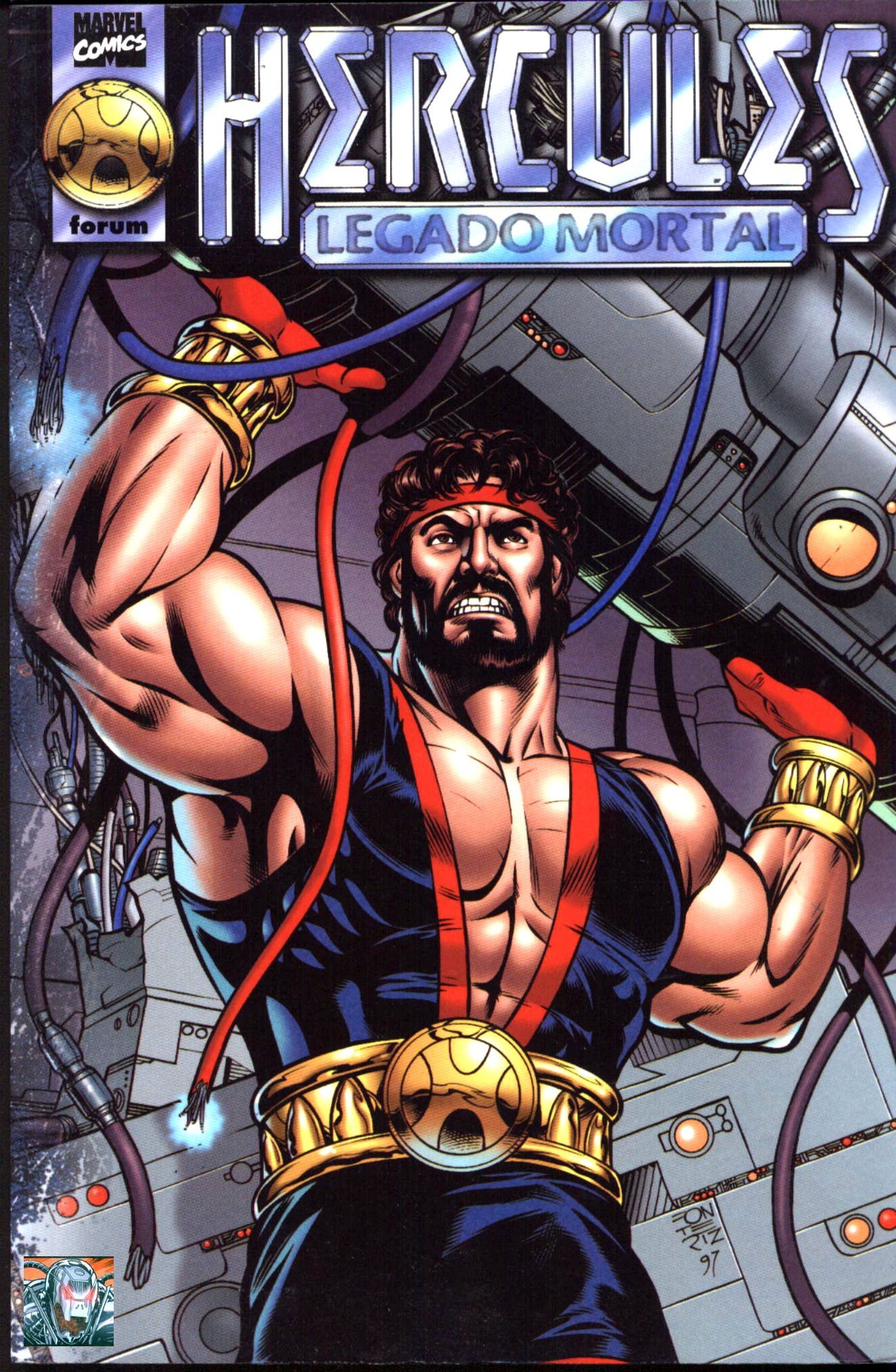 Portada ampliada de Hercules Legado Mortal