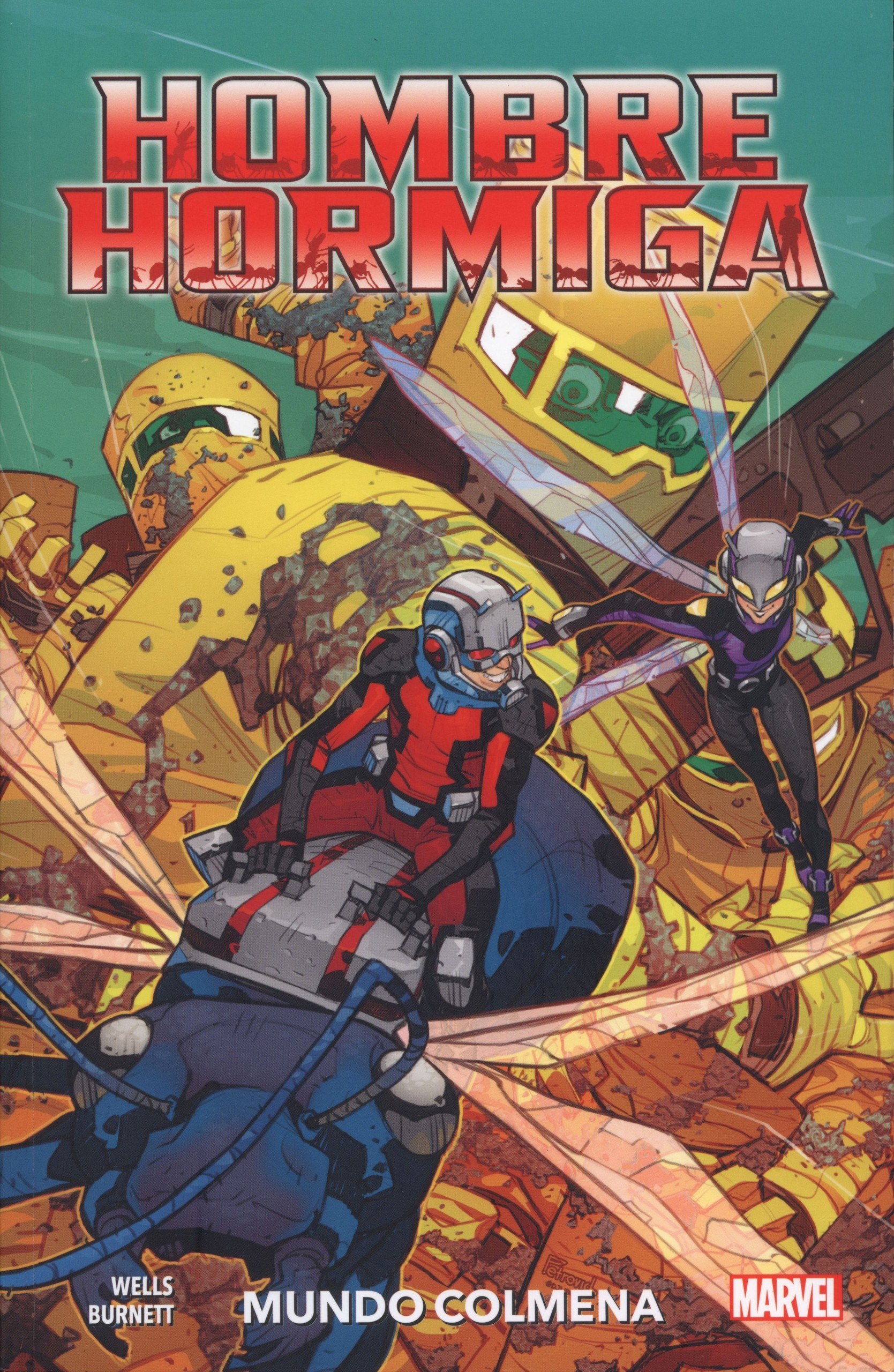 Portada ampliada de Hombre Hormiga - Mundo Colmena (Tildoras, CRG)