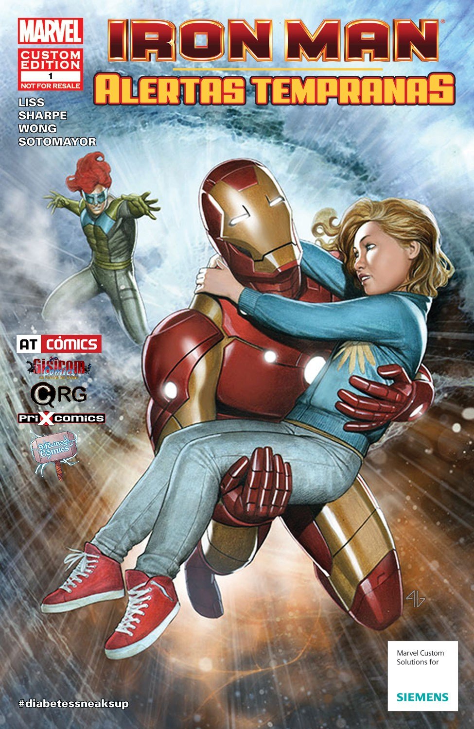 Portada ampliada de IRON MAN ALERTAS TEMPRANAS