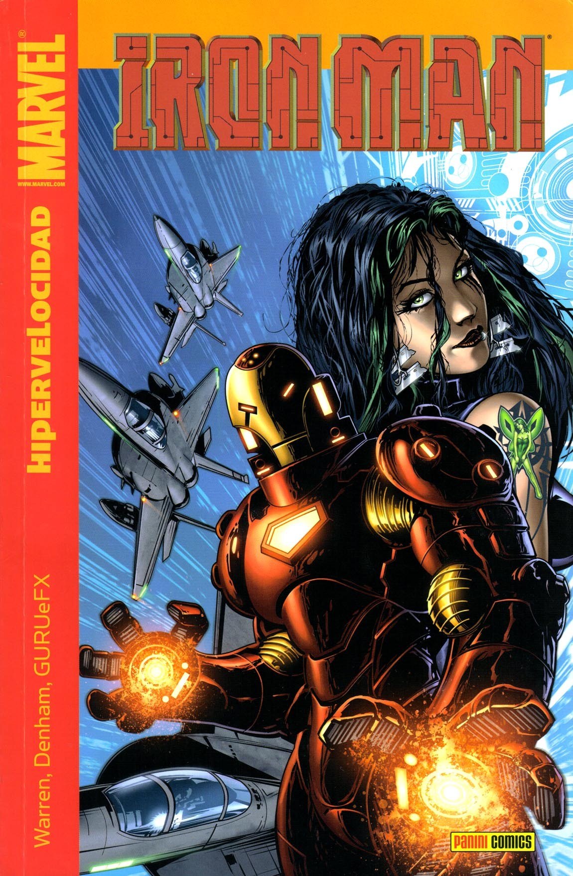 Portada ampliada de Iron Man - Hipervelocidad por Wild