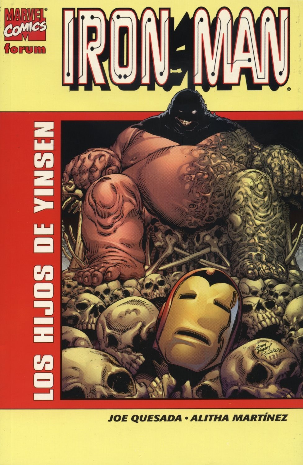 Portada ampliada de IRON MAN