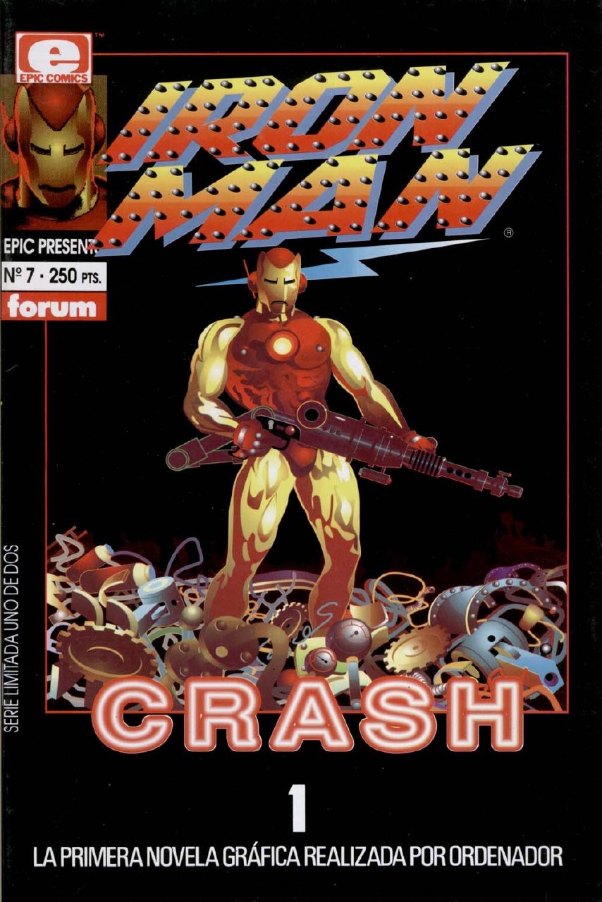 Portada ampliada de IRON MAN CRASH 1