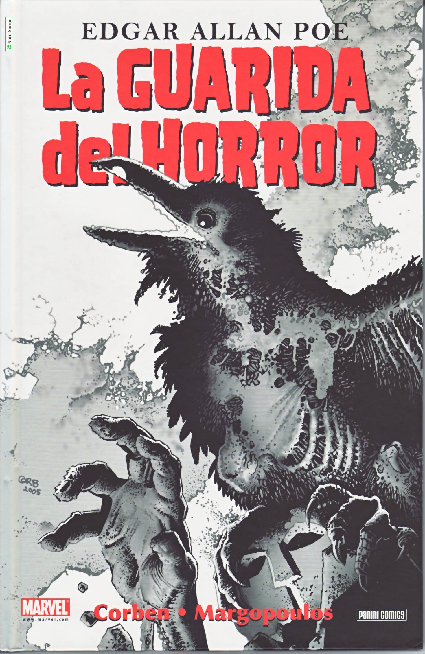 Portada ampliada de La.Guarida.del.Horror-por.ner0-CRG-SPANISH.comic