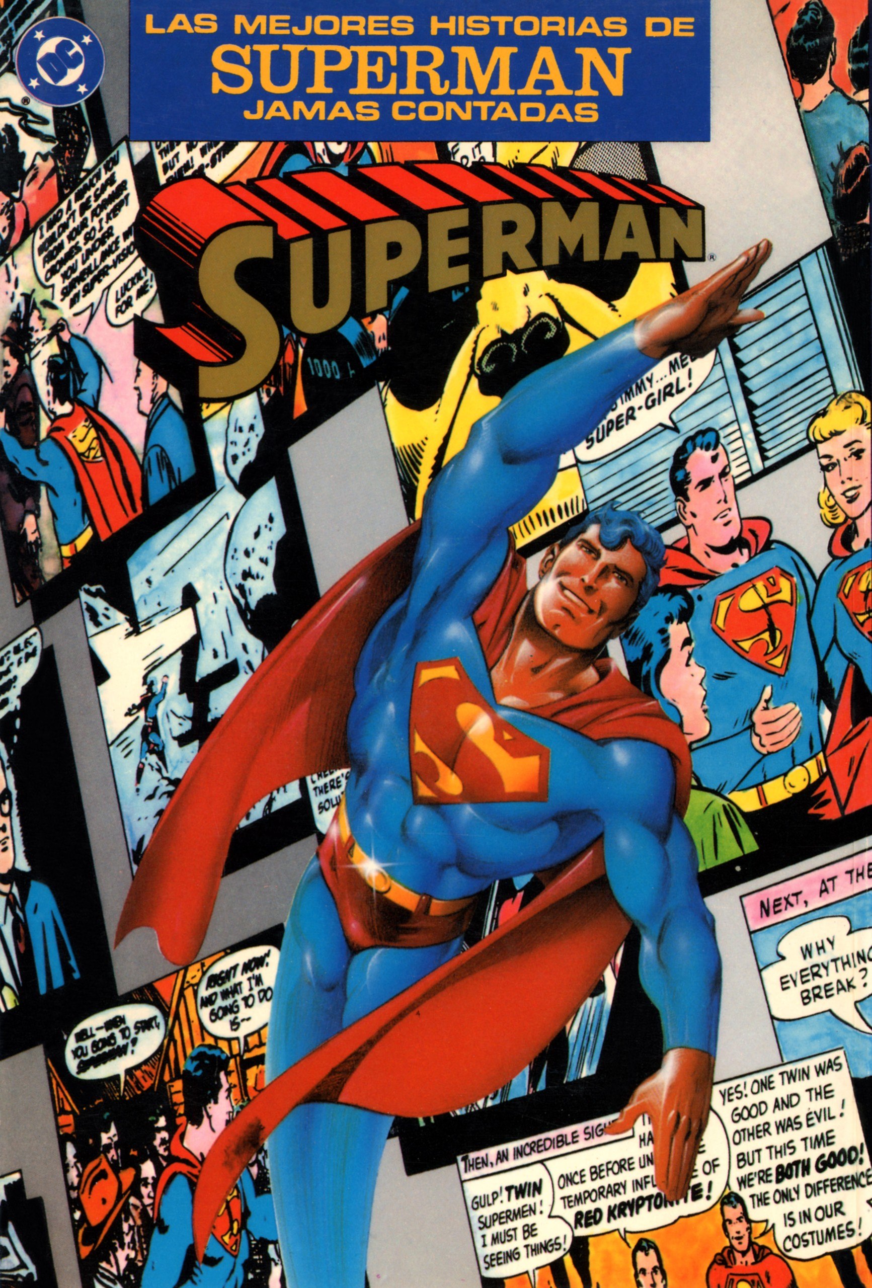 Portada ampliada de Las Mejores Historias de SUPERMAN Jamas Contadas