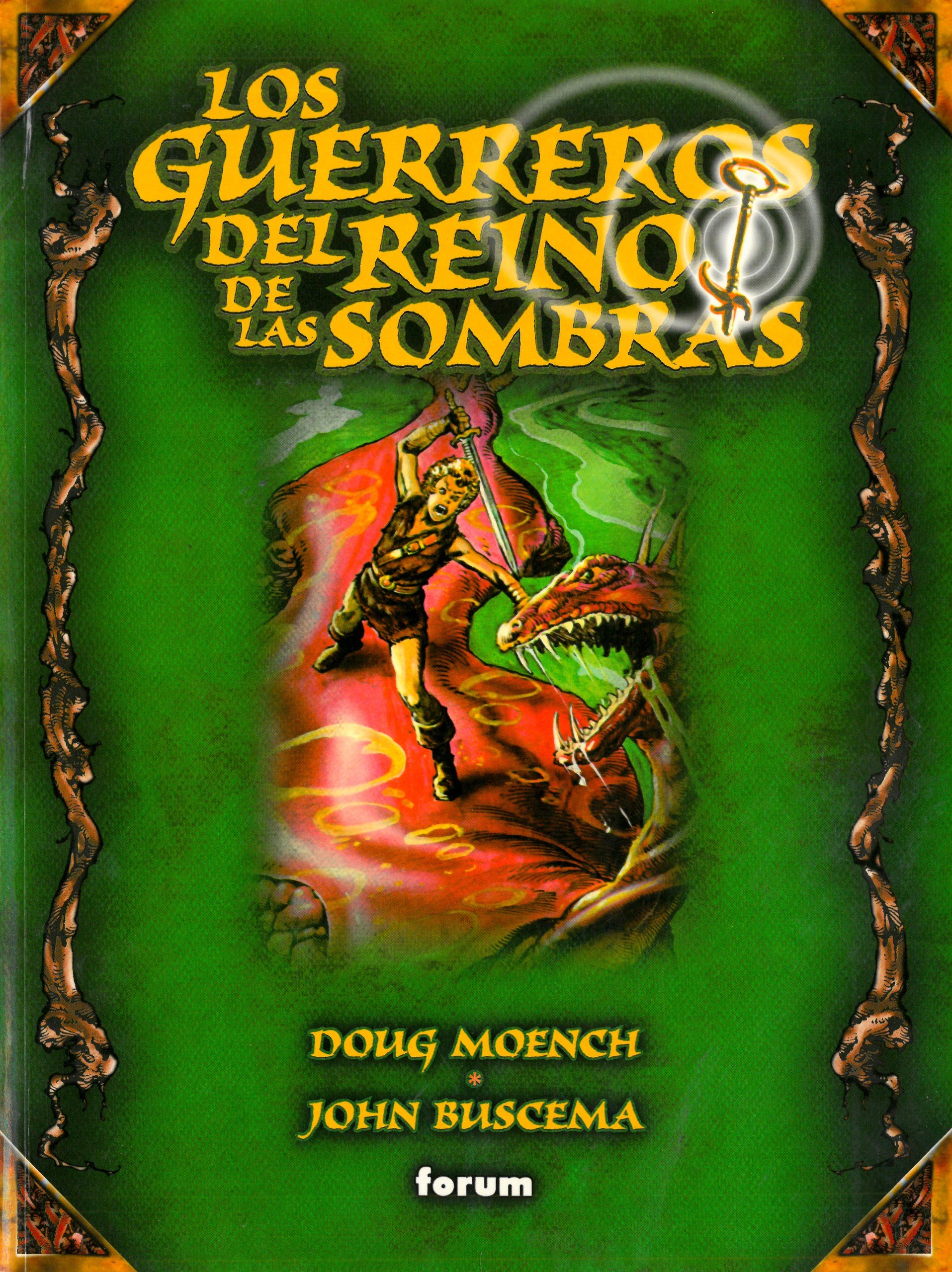 Portada ampliada de Los Guerreros del Reino de las Sombras (Weirdworld) (Capdiajo y Tildoras, CRG)