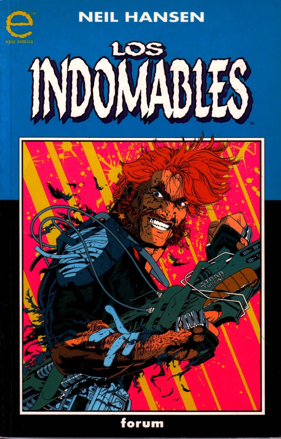 Portada ampliada de LOS INDOMABLES