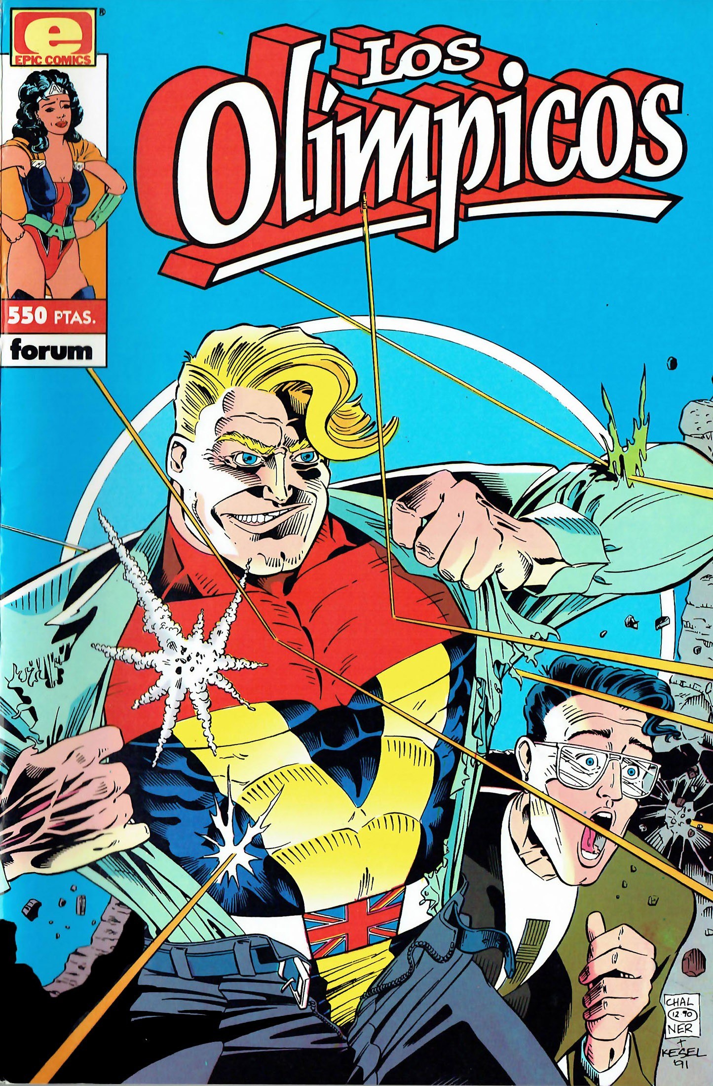 Portada ampliada de Los Olimpicos(scan x Meisenhauser y Redvirux)(CRG XV aniversario)