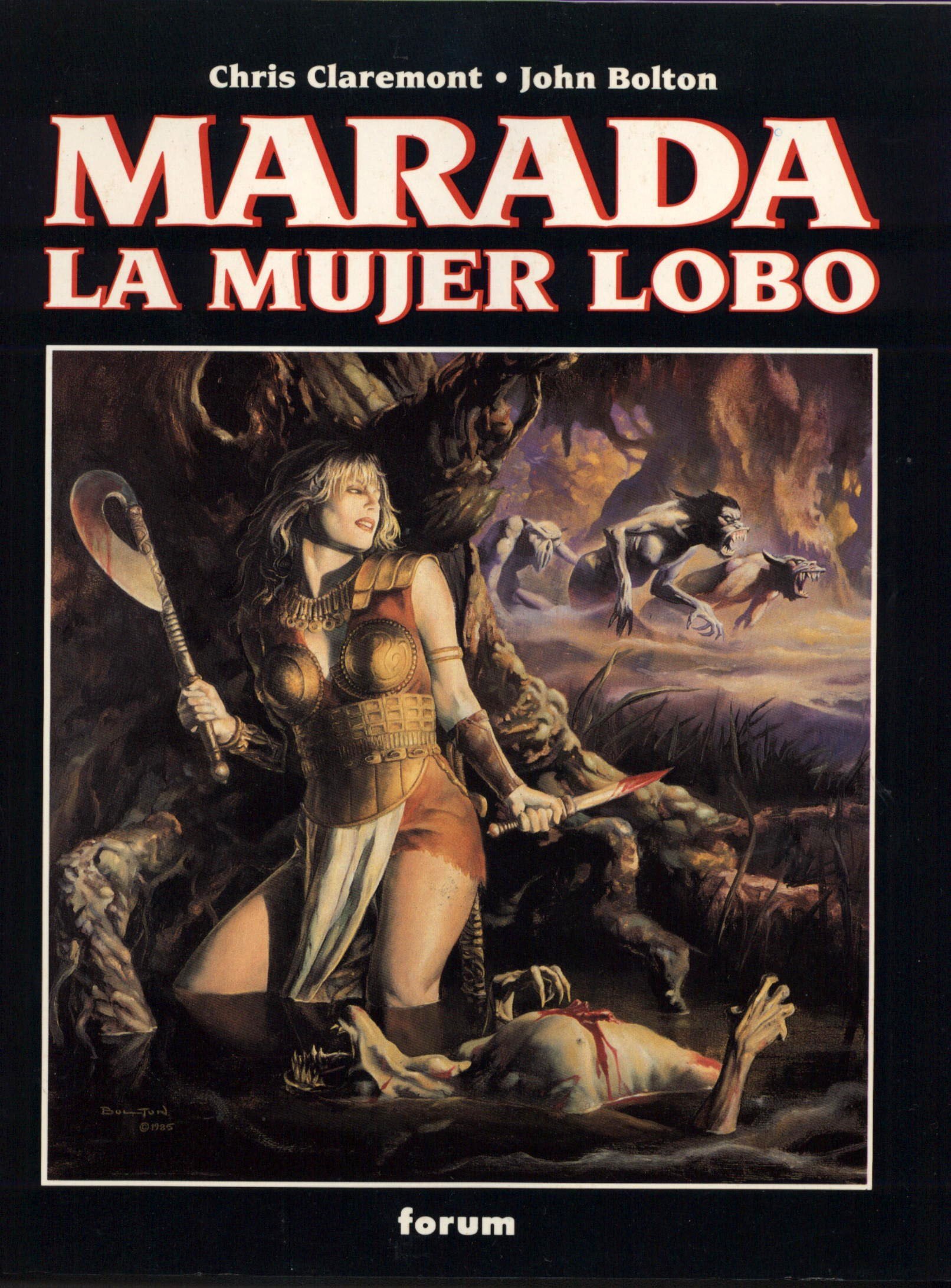 Portada ampliada de Marada La Mujer Lobo