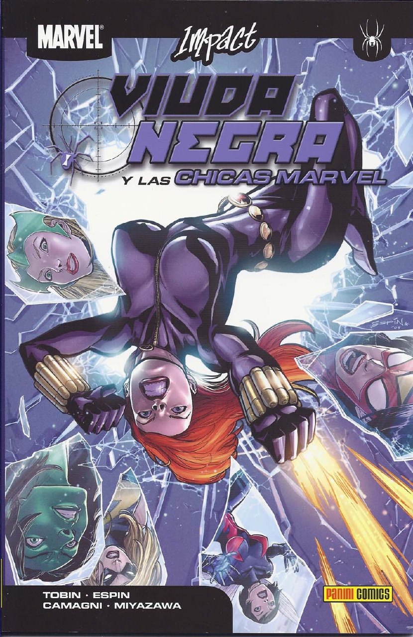Portada ampliada de VIUDA NEGRA Y LAS CHICAS MARVEL