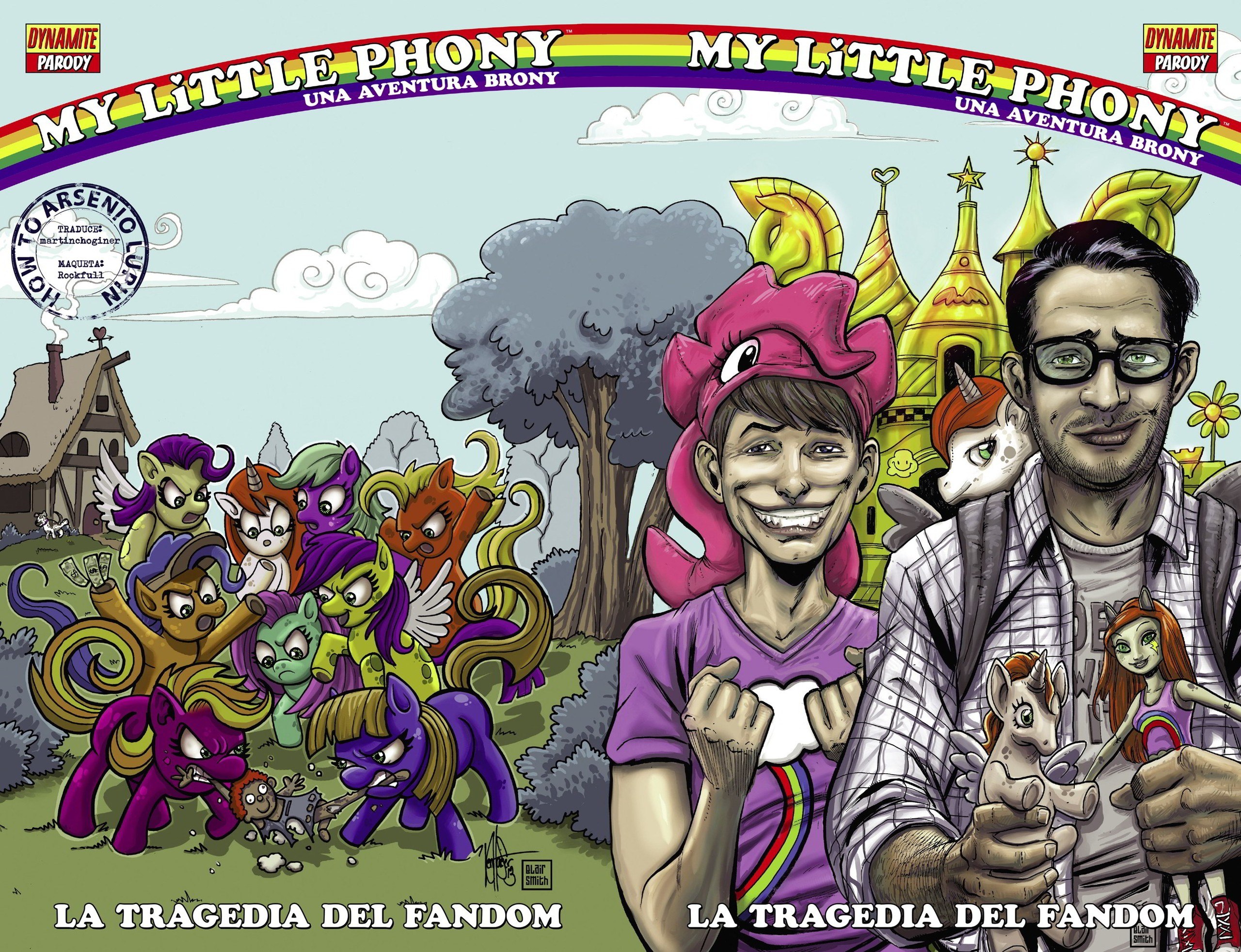 Portada ampliada de My Little Phony - Una aventura Brony.martinchoginer.rockfull