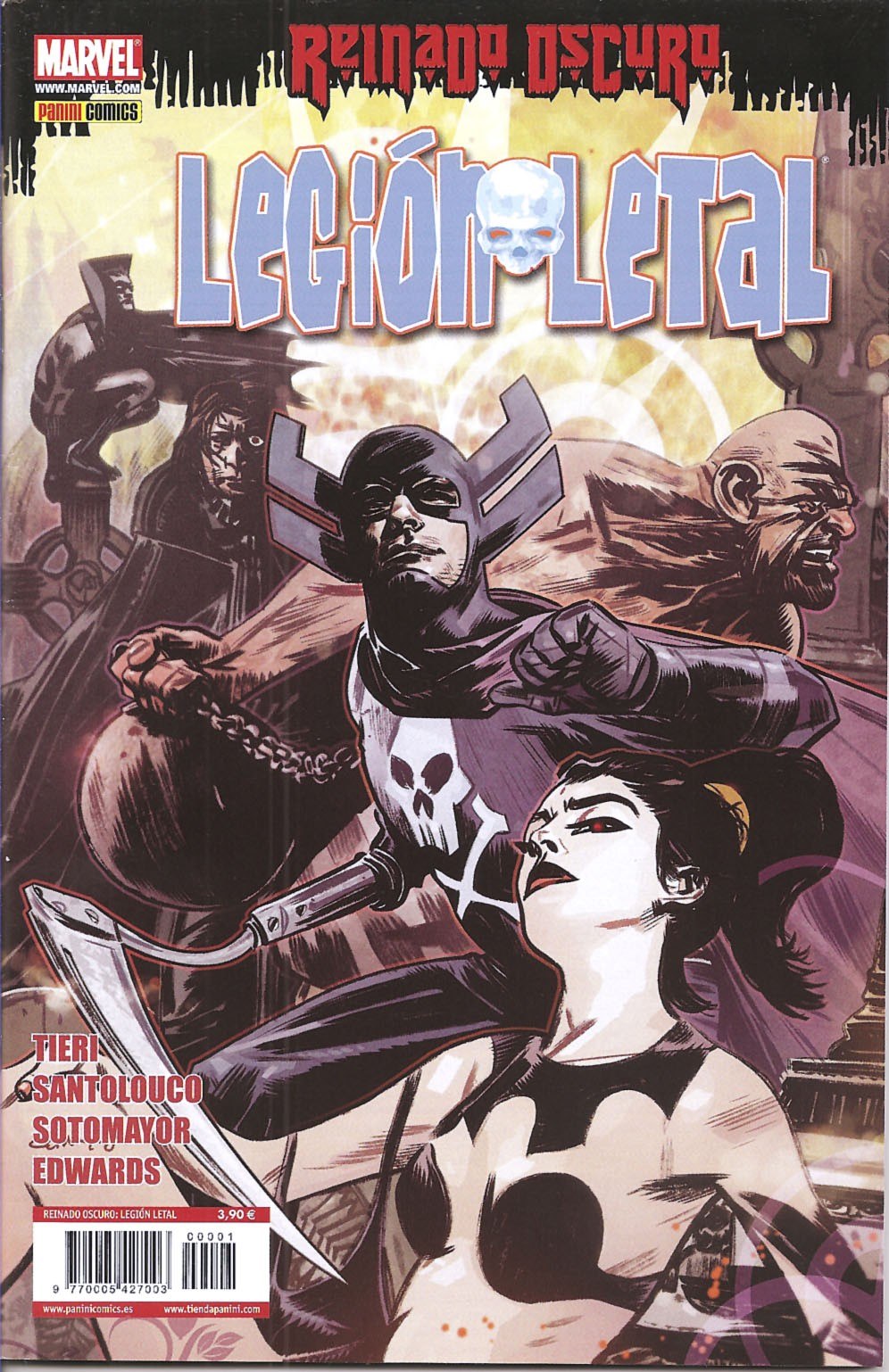 Portada ampliada de REINADO OSCURO LEGIÓN LETAL
