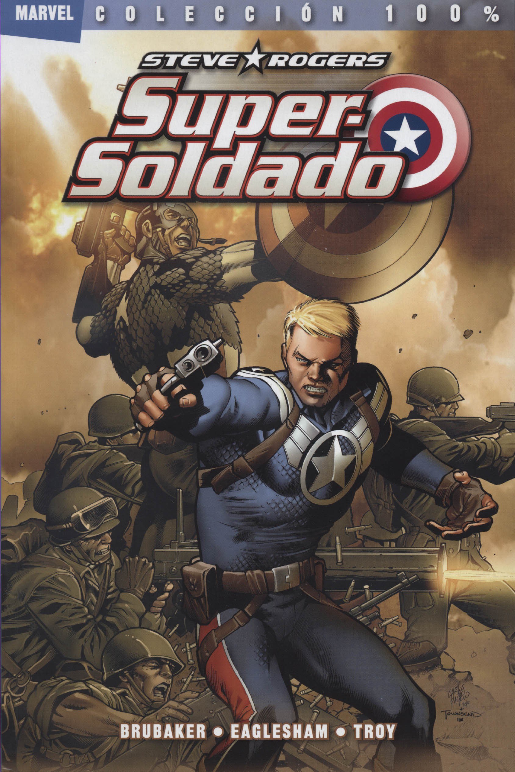 Portada ampliada de Steve Rogers Supersoldado por Jiman(CRG - FPJ)