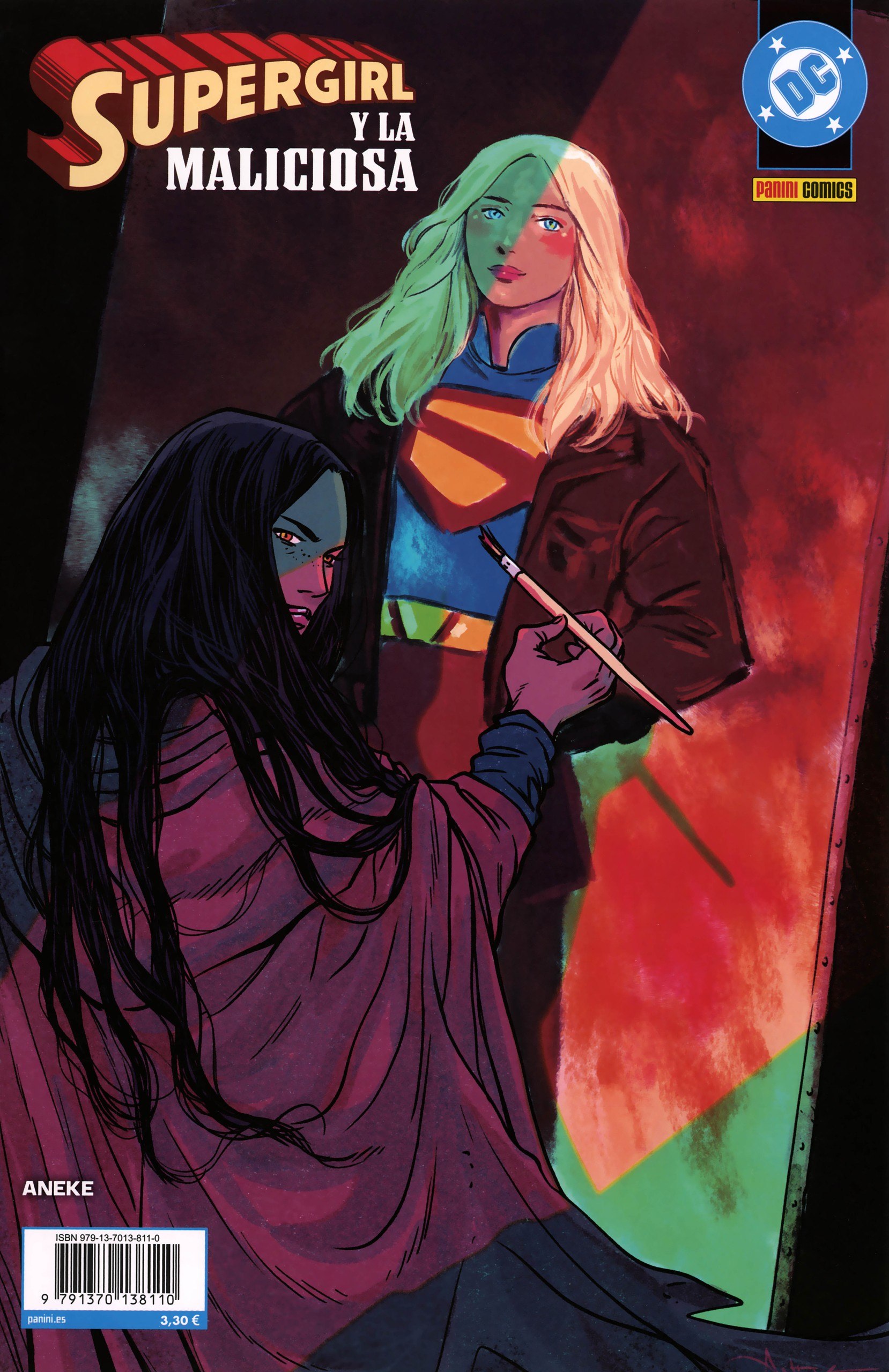 Portada ampliada de Supergirl y la maliciosa (Aneke) (SupG-TW USA)