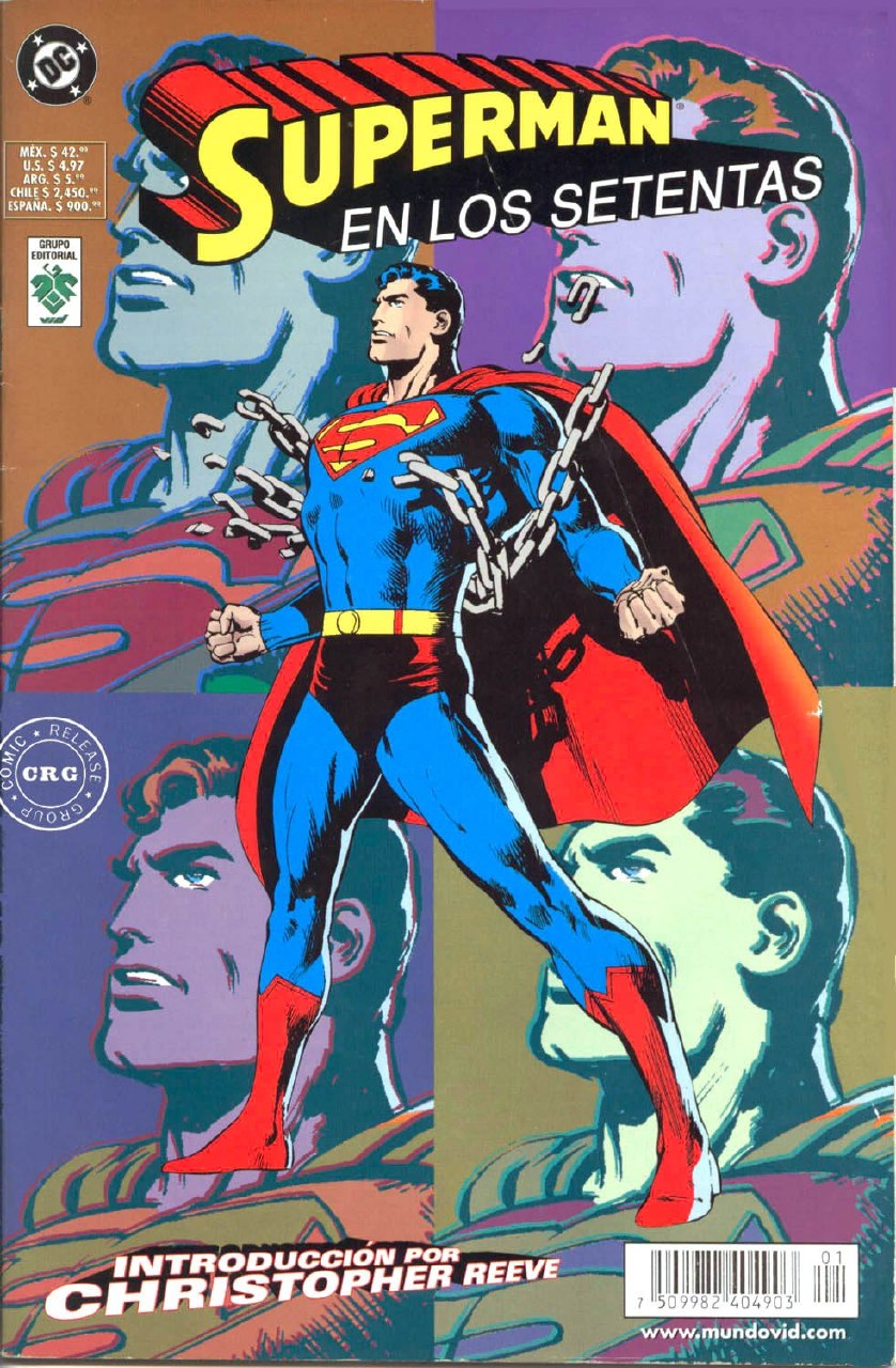 Portada ampliada de SUPERMAN EN LOS SETENTAS
