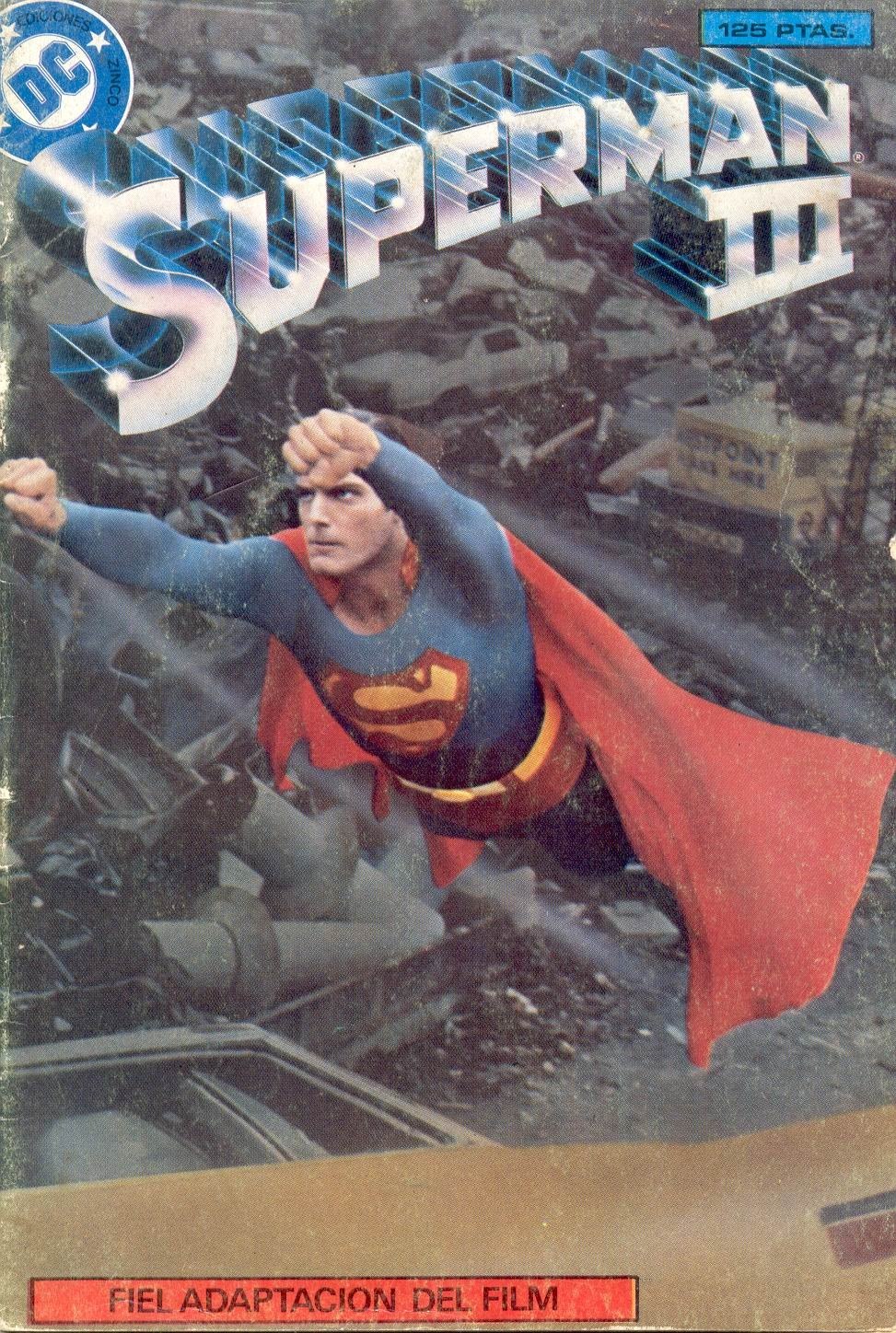 Portada ampliada de SUPERMAN III