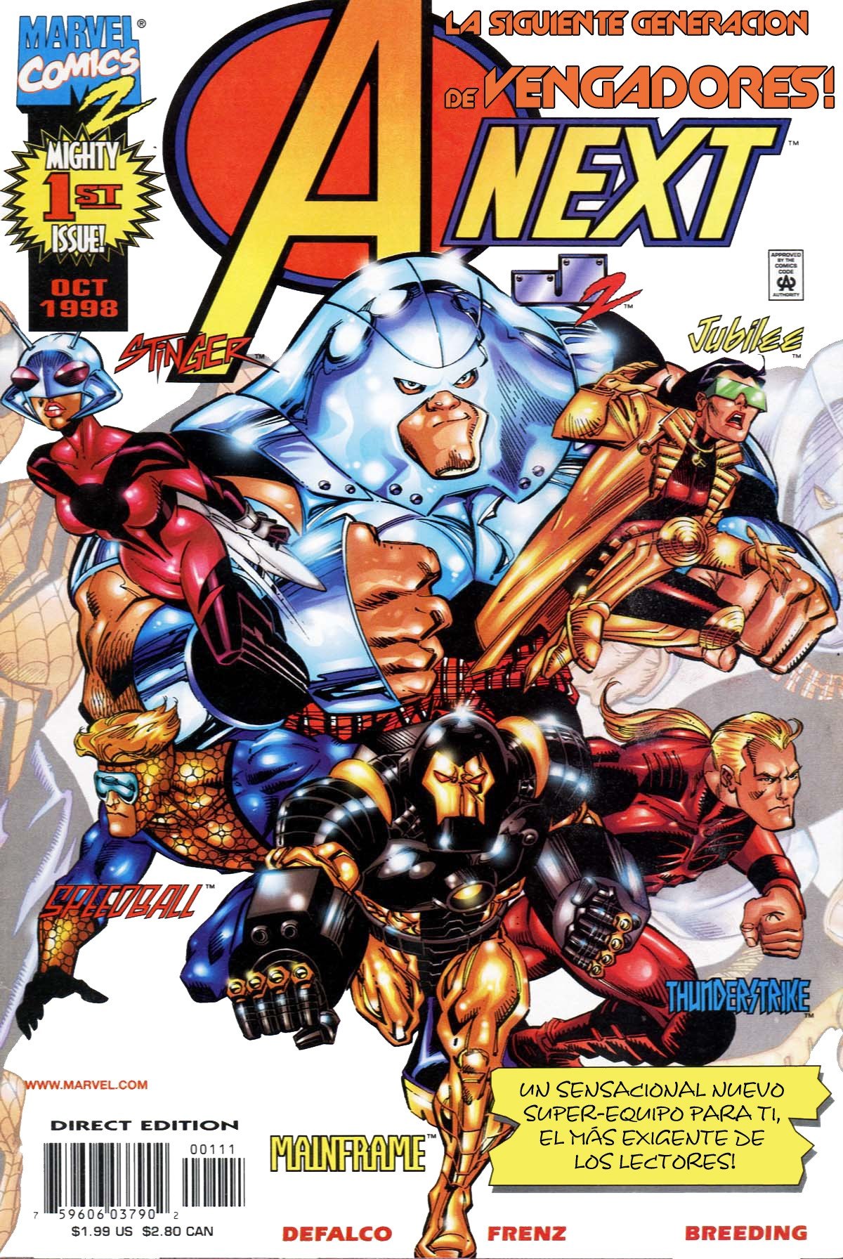 Portada ampliada de A-Next