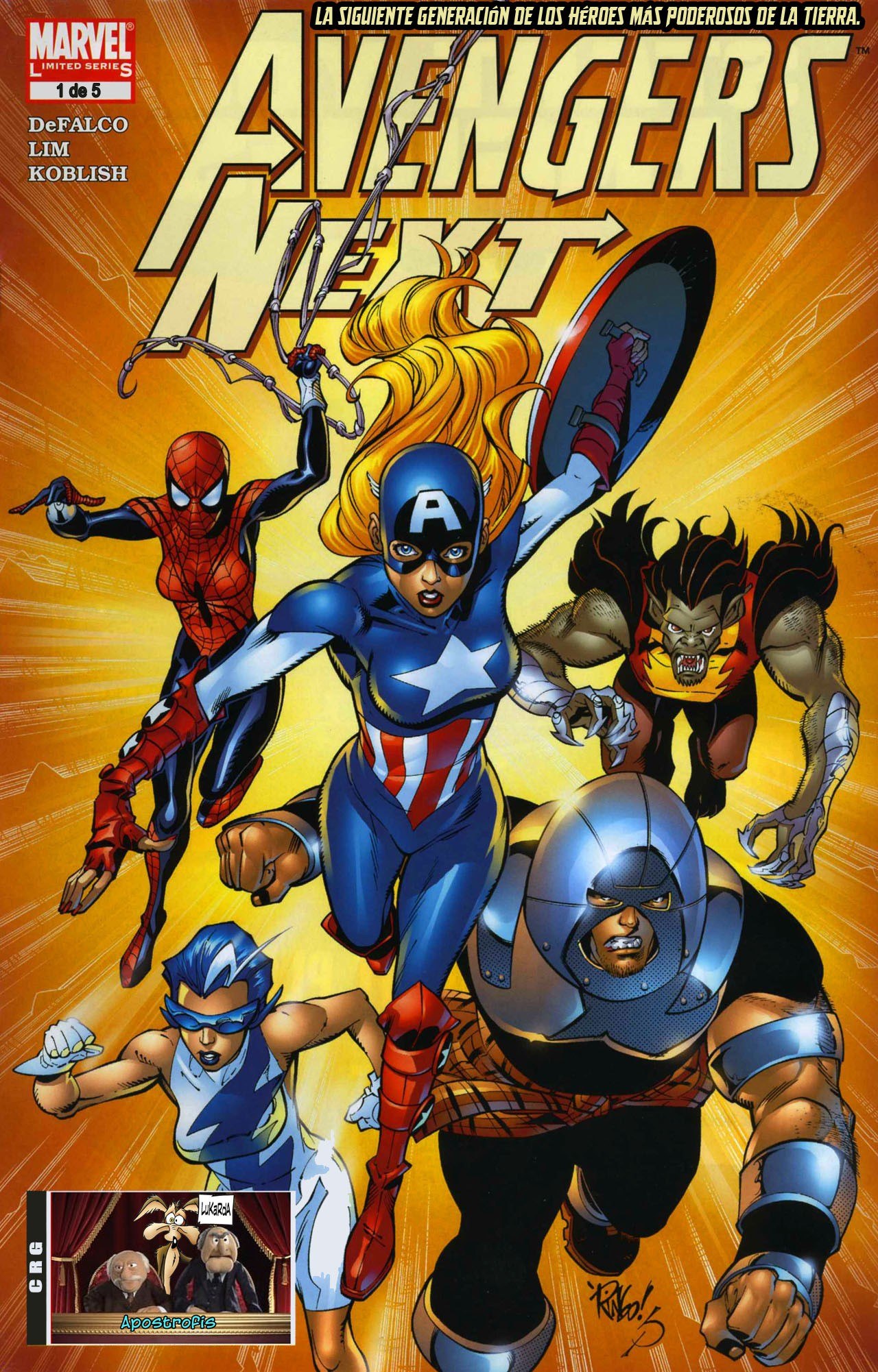 Portada ampliada de Avengers Next