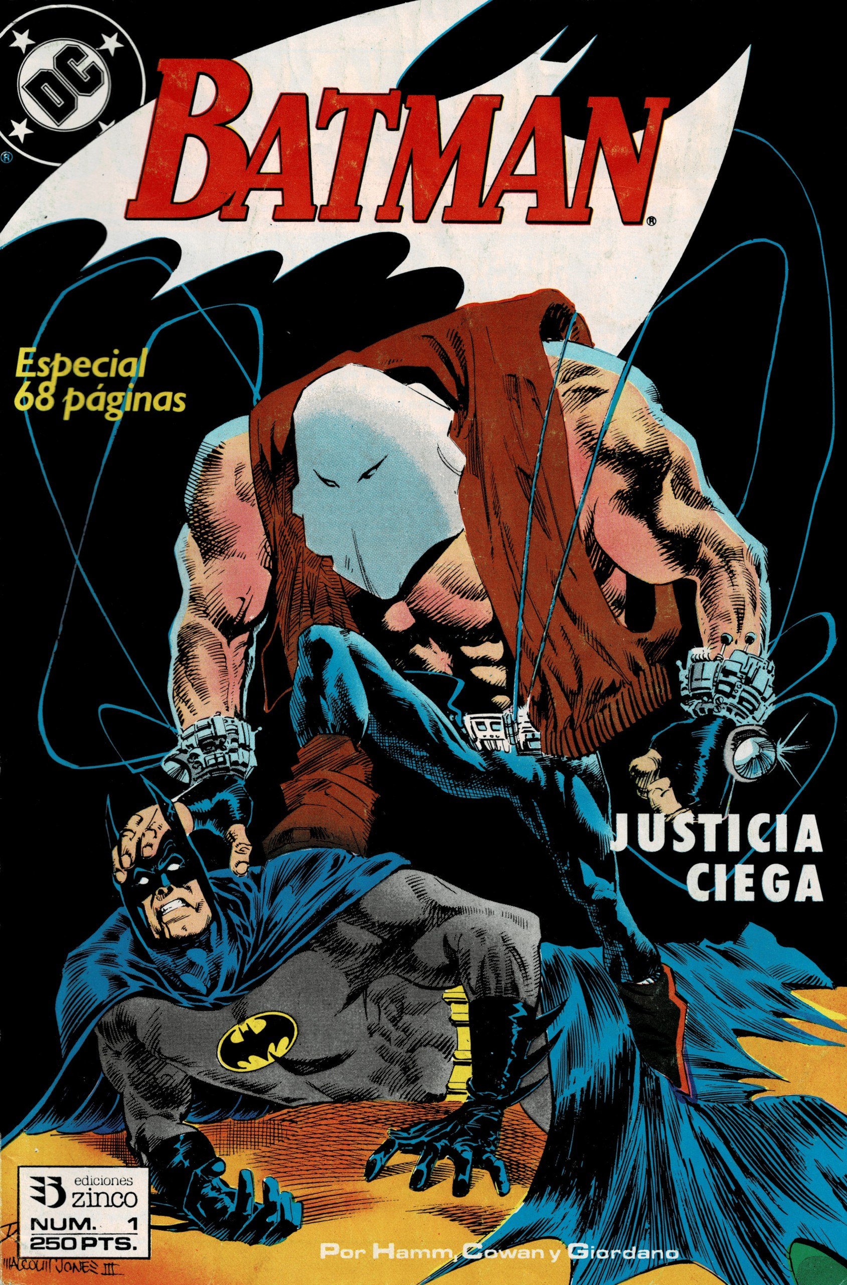 Portada ampliada de Batman