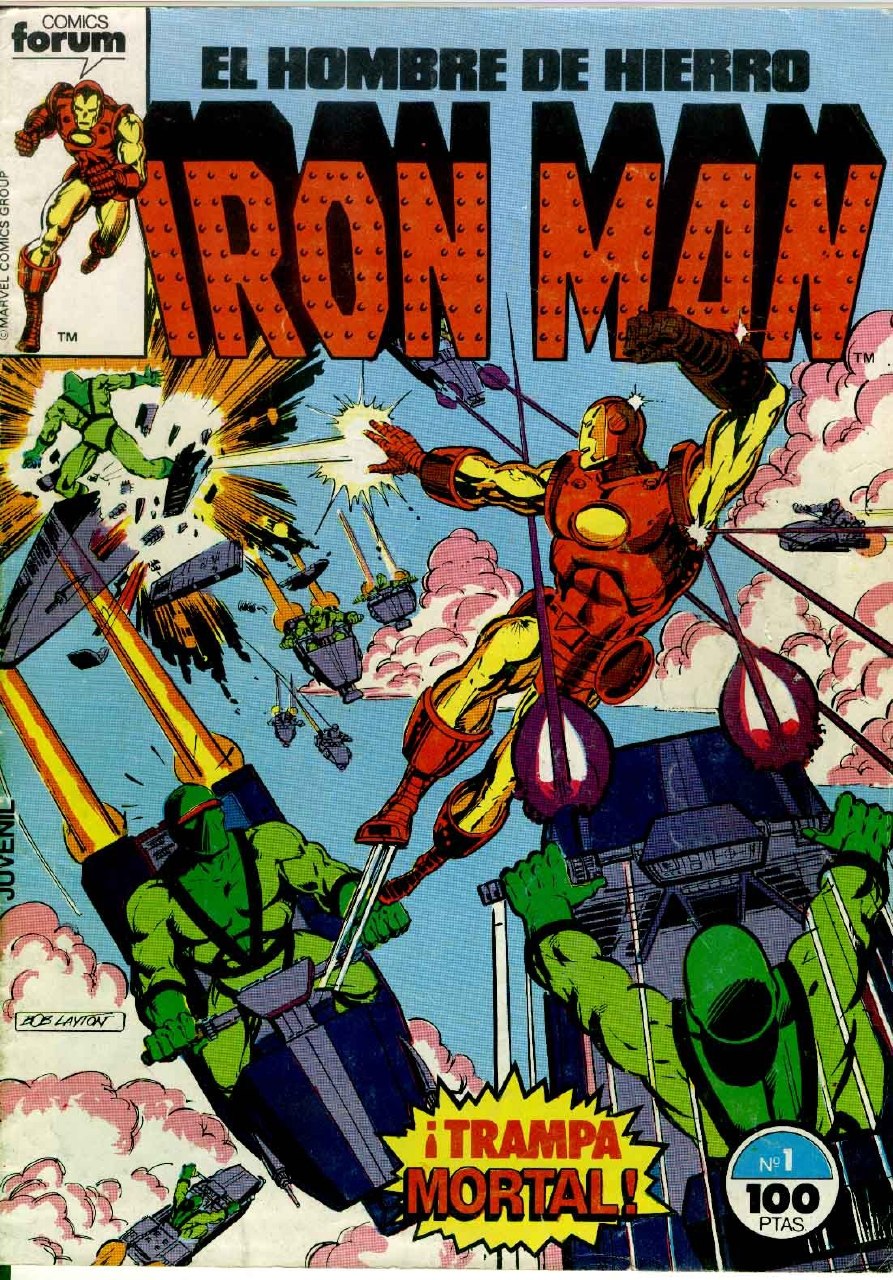 Portada ampliada de IRON MAN