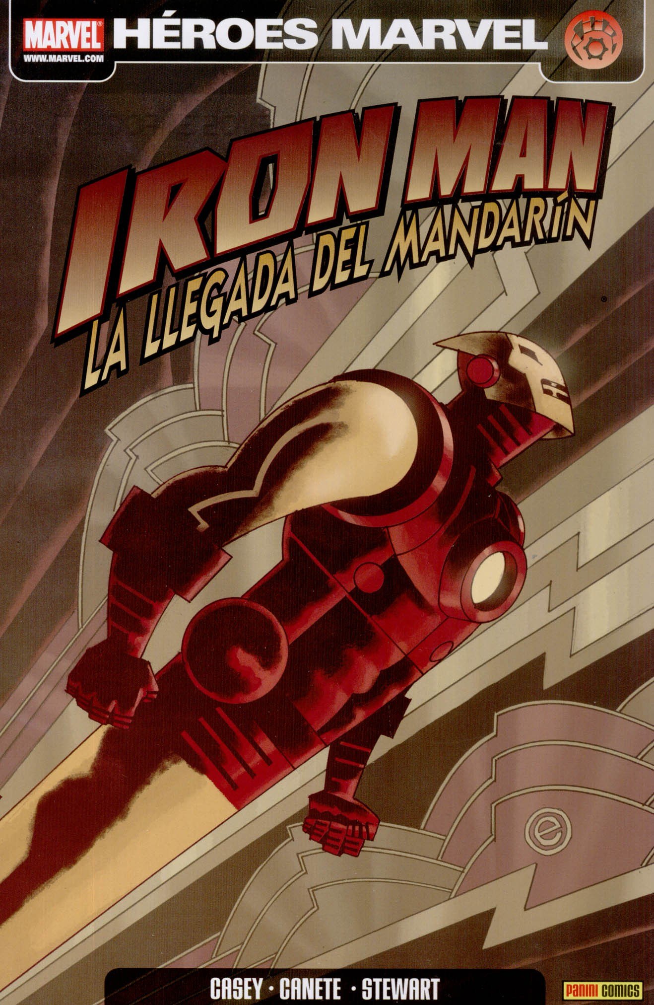 Portada ampliada de IRON MAN LA LLEGADA DEL MANDARÍN