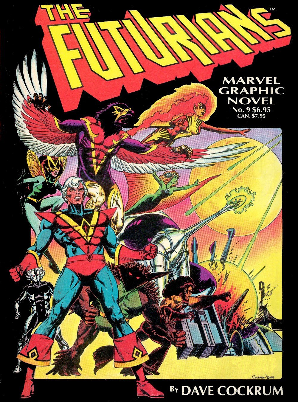 Portada ampliada de The Futurians