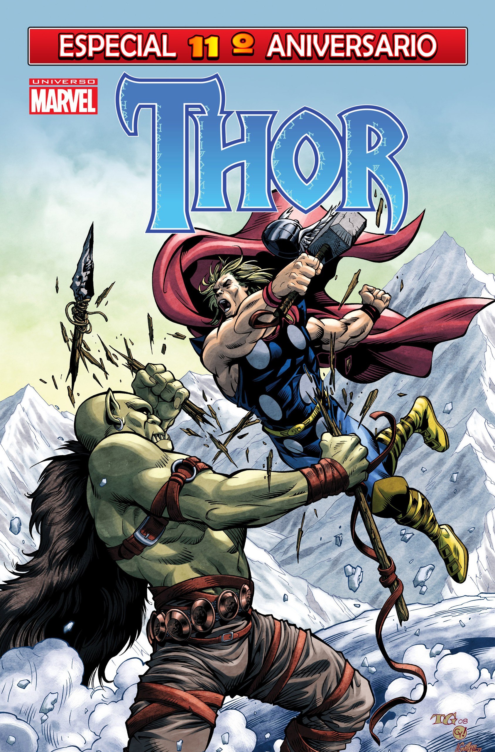 Portada ampliada de Thor
