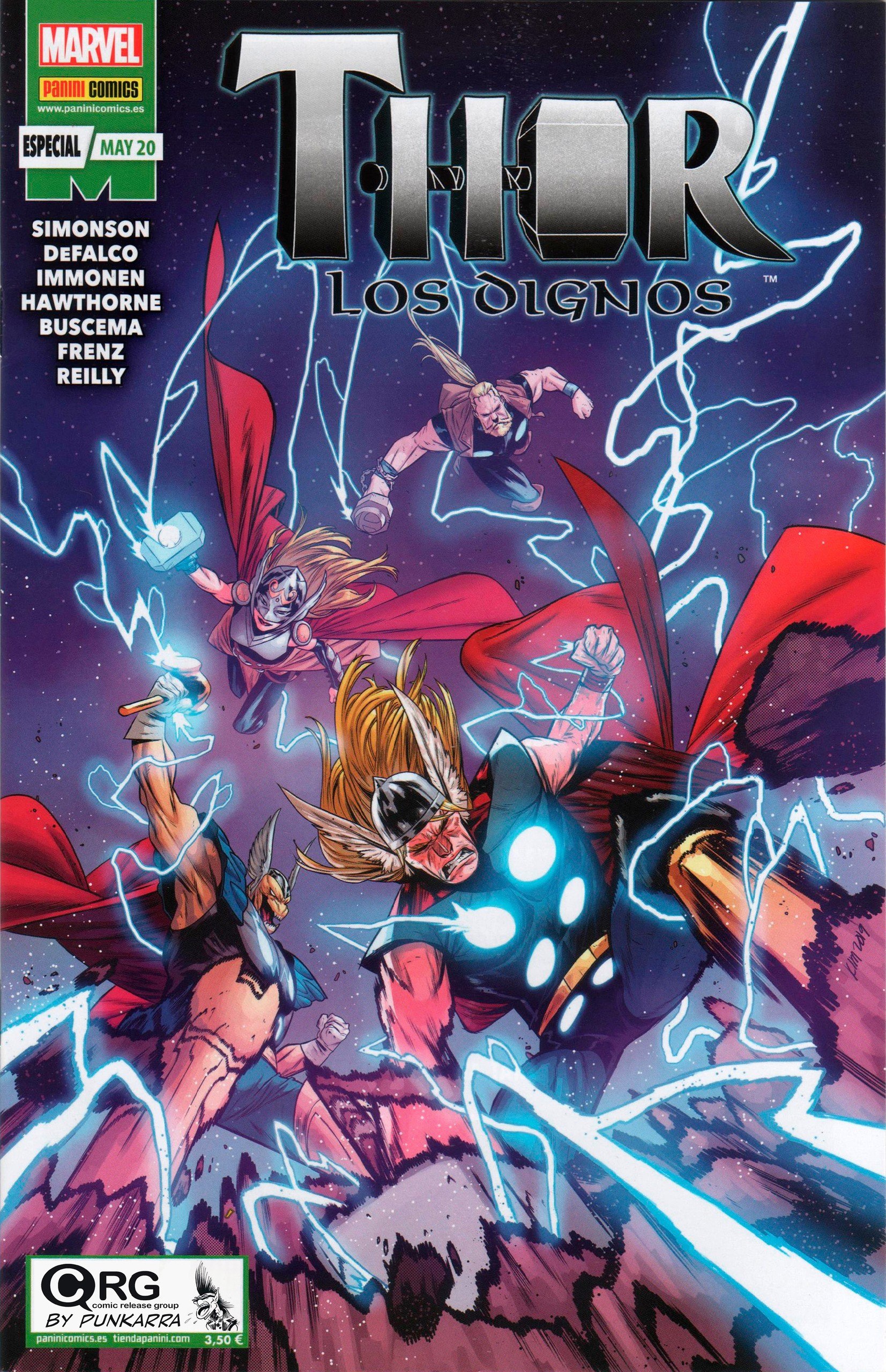 Portada ampliada de THOR LOS DIGNOS