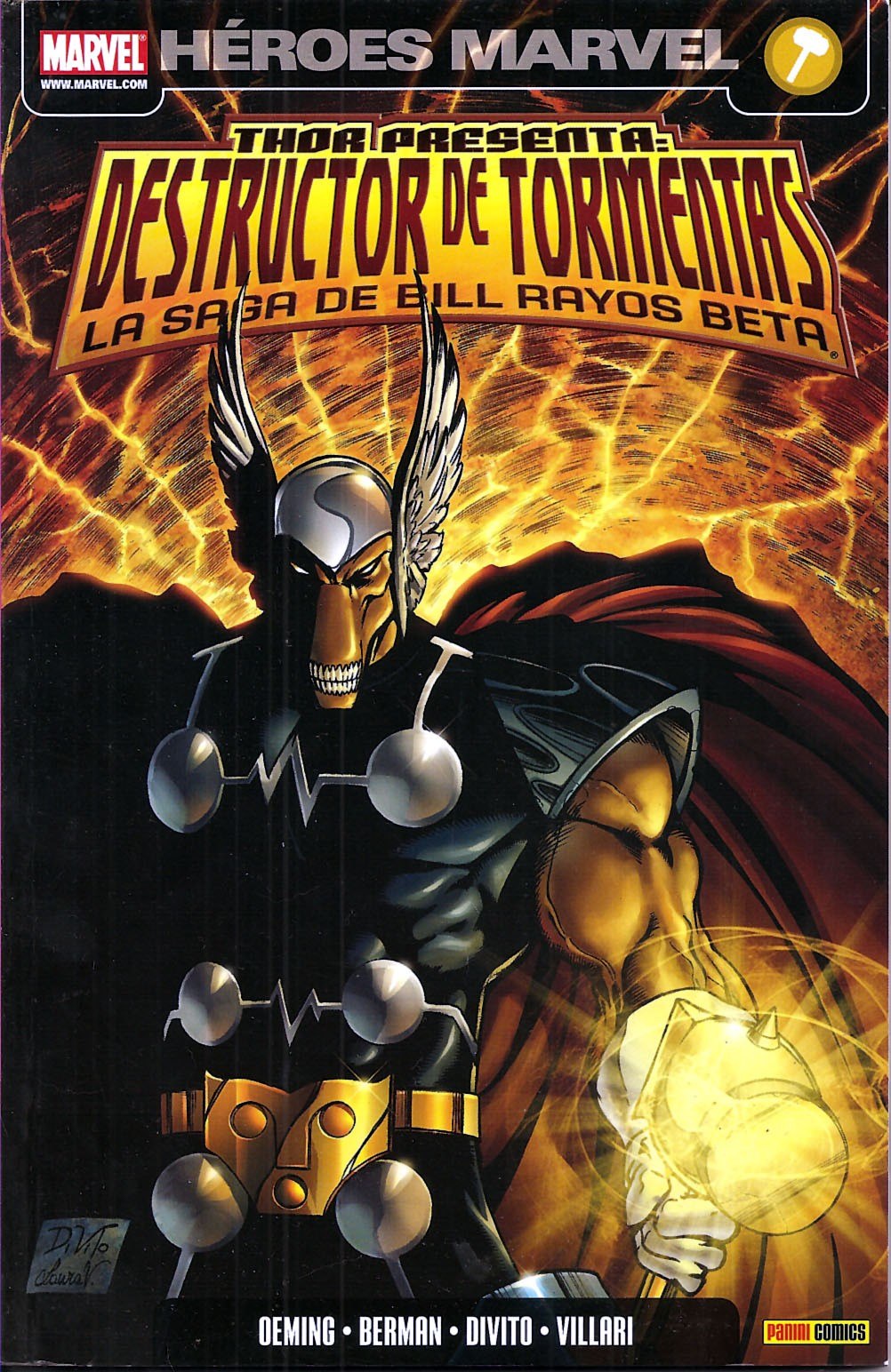 Portada ampliada de Thor presenta: Destructor de tormentas