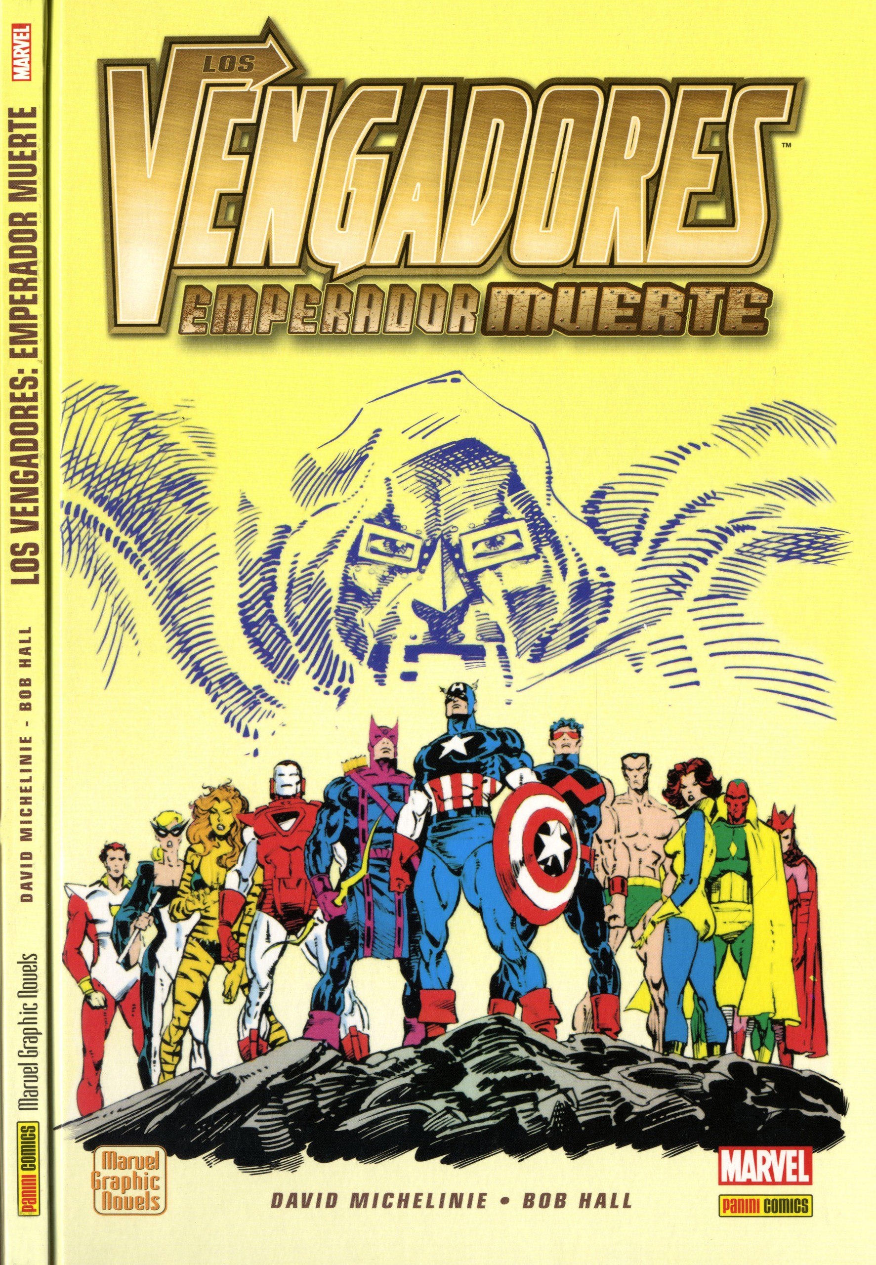 Portada ampliada de LOS VENGADORES EMPERADOR MUERTE