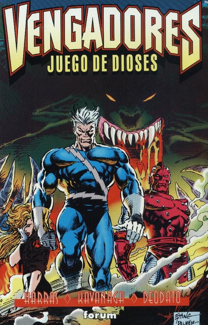 Portada ampliada de Vengadores Juego de Dioses