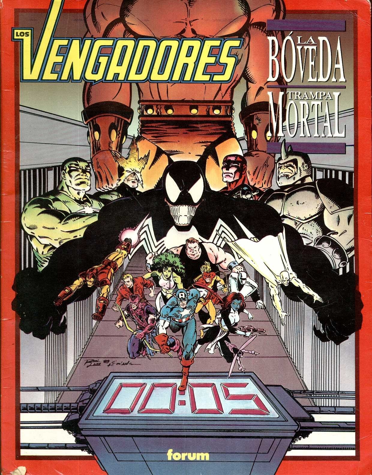 Portada ampliada de Los Vengadores: Boveda Trampa Mortal