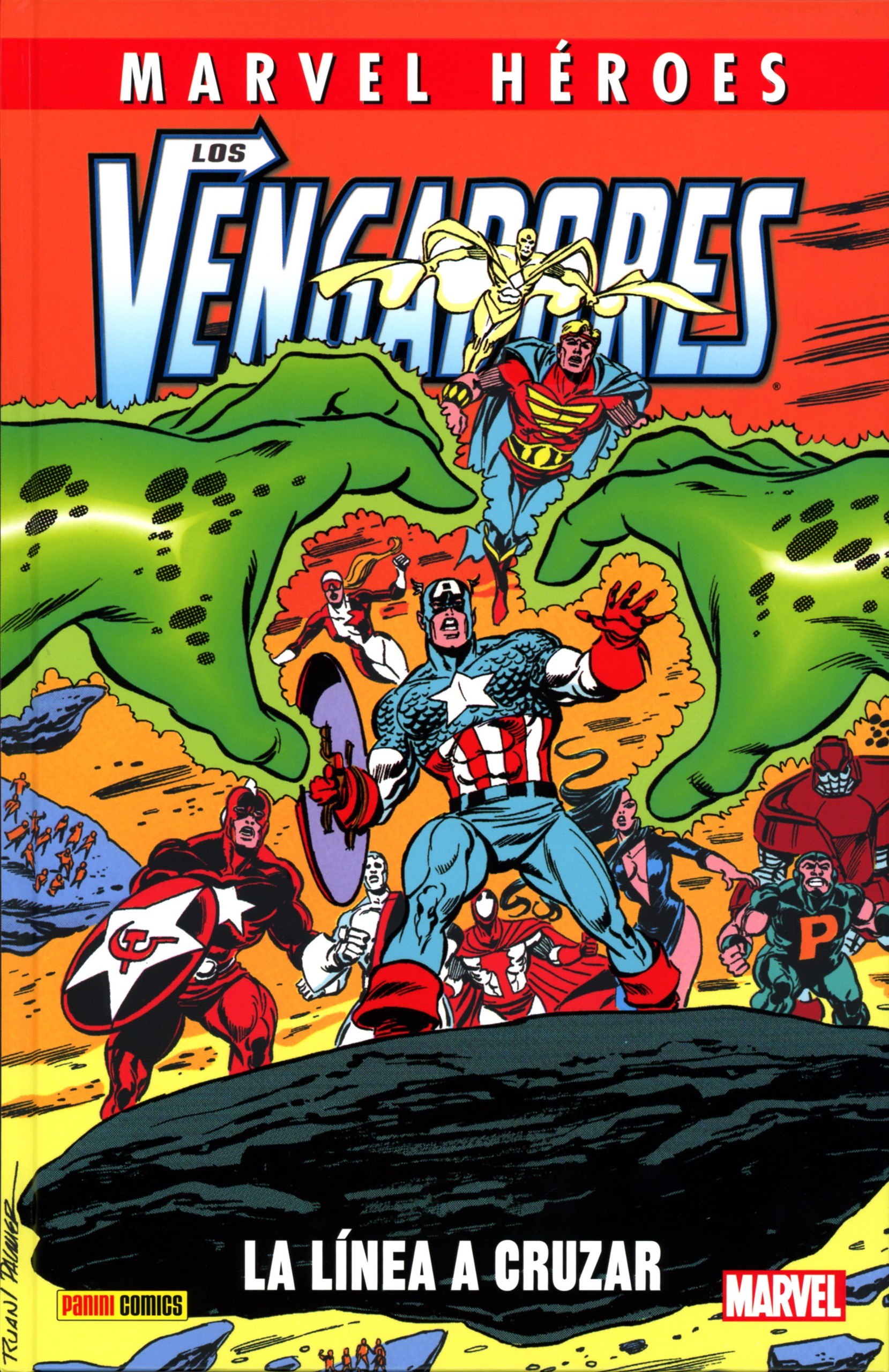 Portada ampliada de LOS VENGADORES