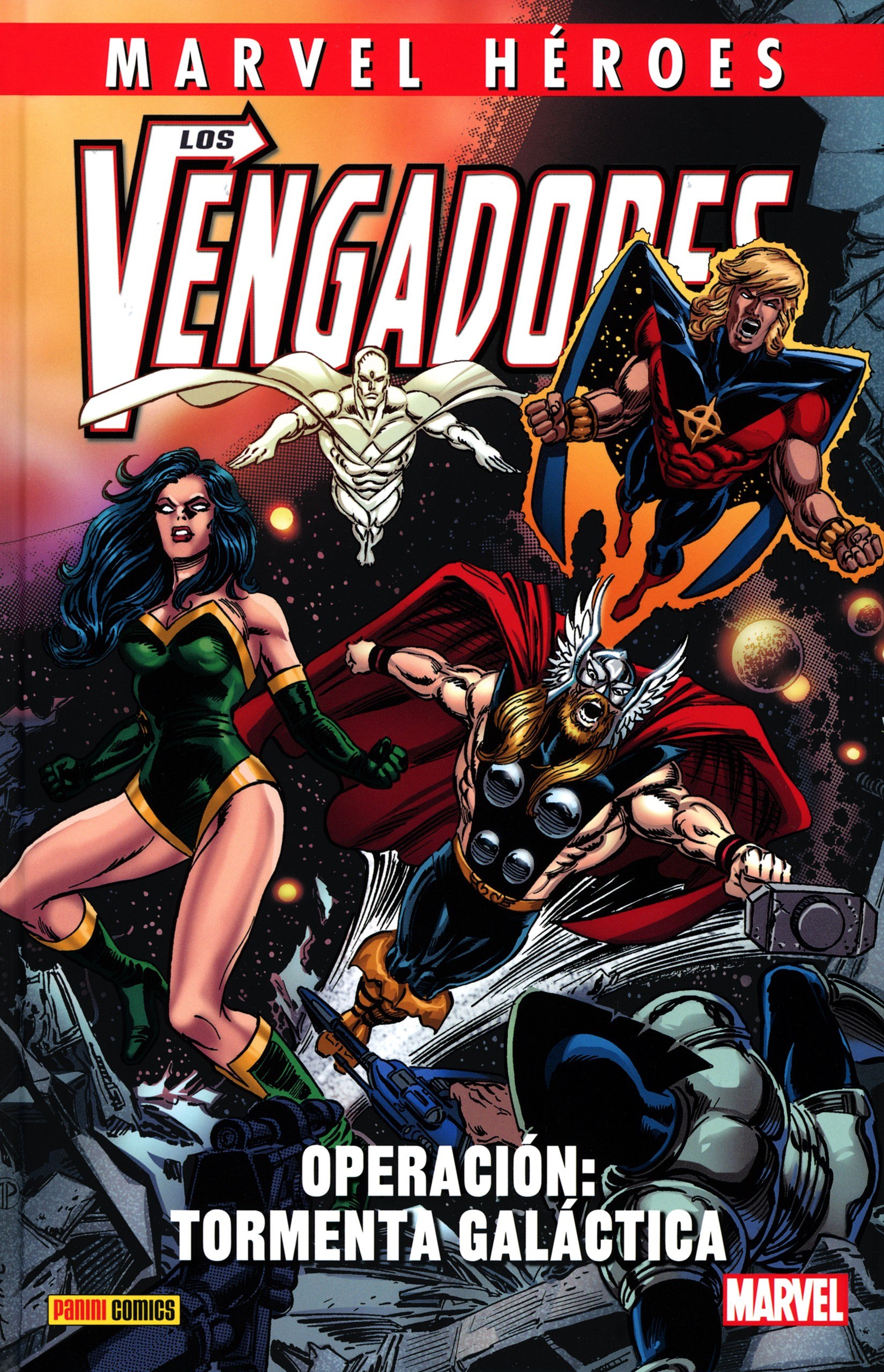 Portada ampliada de LOS VENGADORES