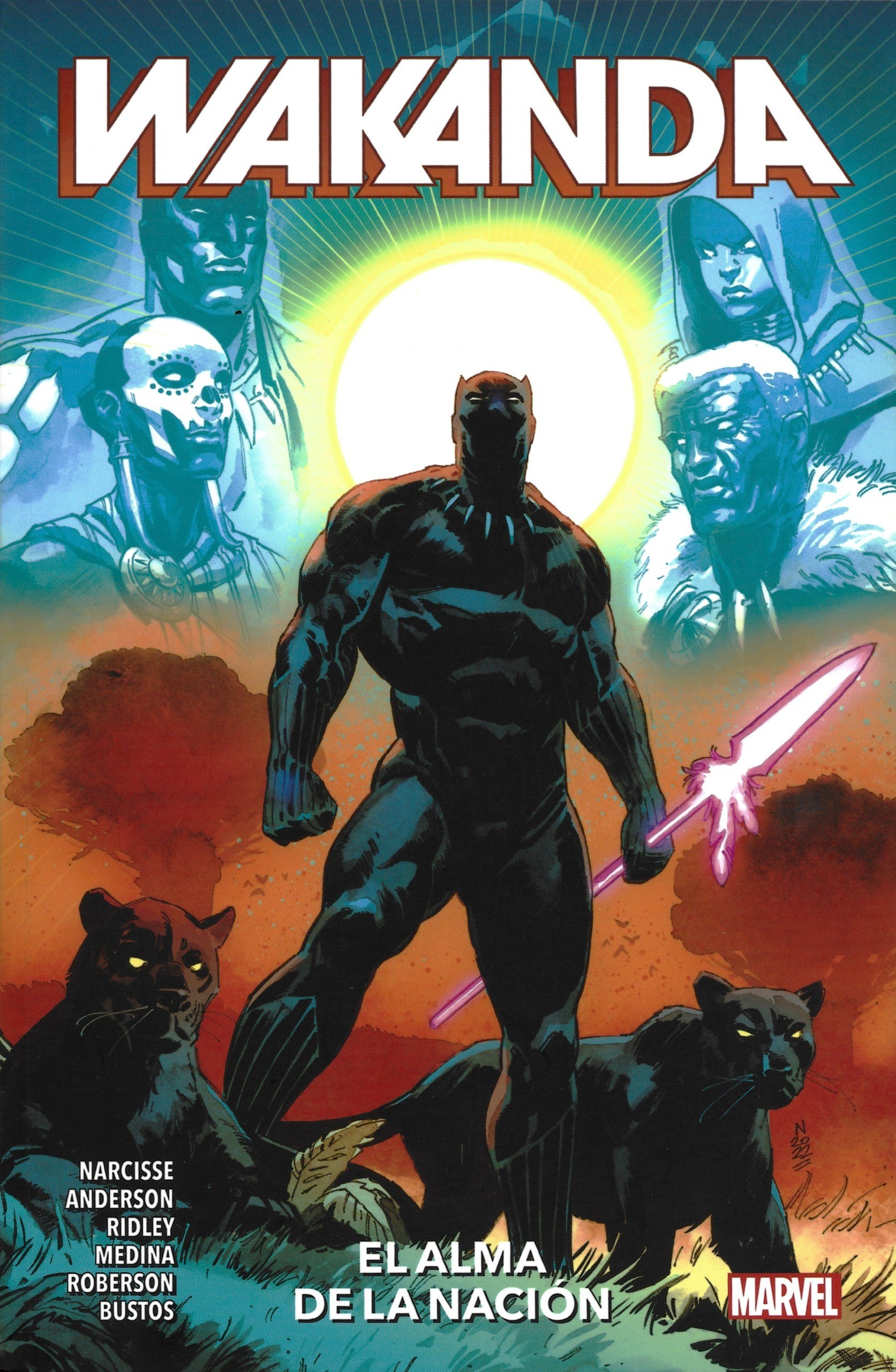 Portada ampliada de WAKANDA