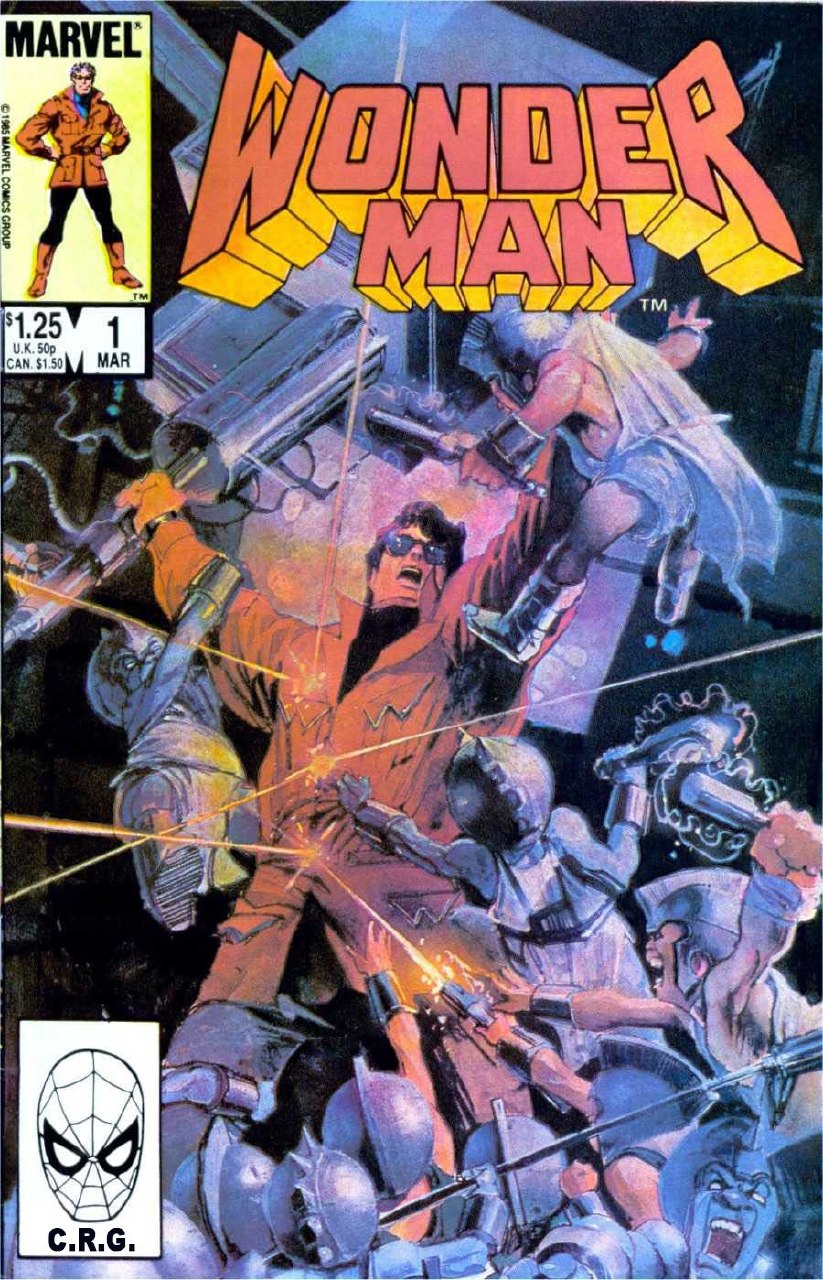 Portada ampliada de Wonder Man