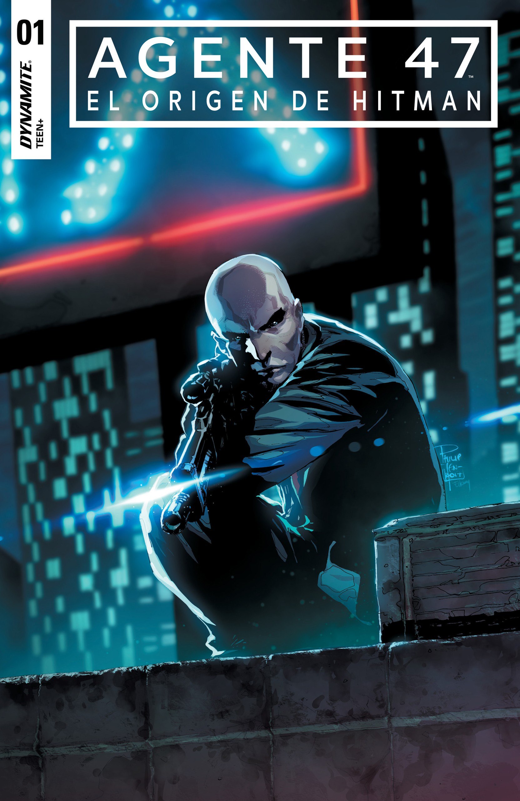 Portada ampliada de AGENTE 47 EL ORIGEN DE HITMAN