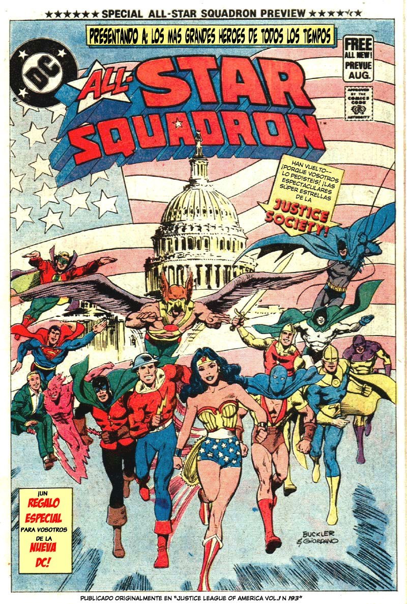 Portada ampliada de ALL-STAR SQUADRON