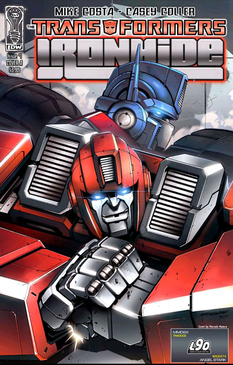 Portada ampliada de TRANSFORMERS IRONHIDE