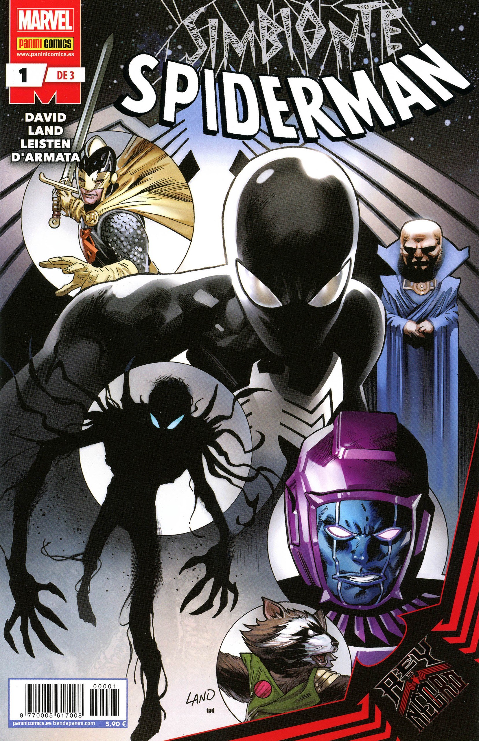 Portada ampliada de Symbiote Spiderman