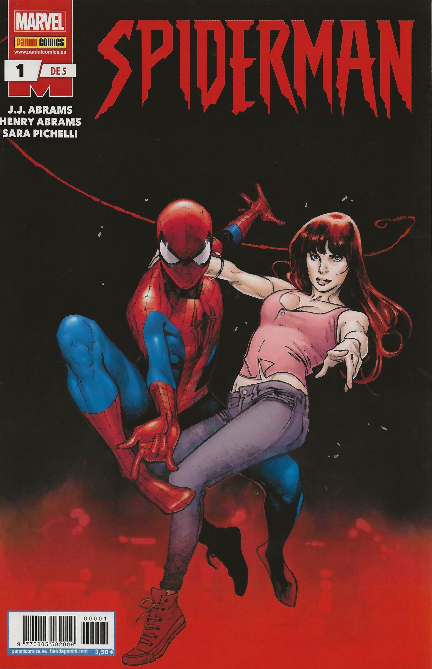 Portada ampliada de SPIDERMAN