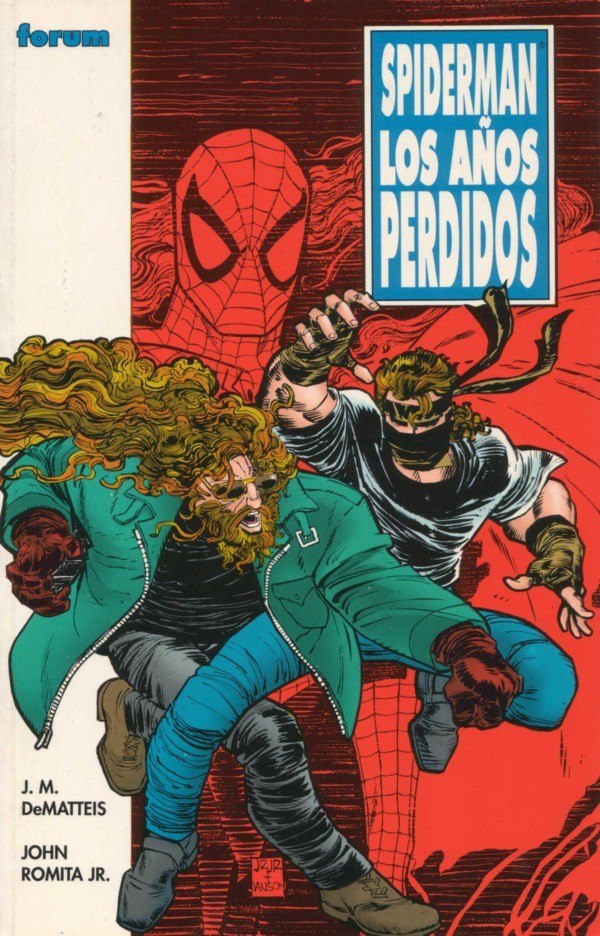 Portada ampliada de SPIDERMAN LOS AÑOS PERDIDOS