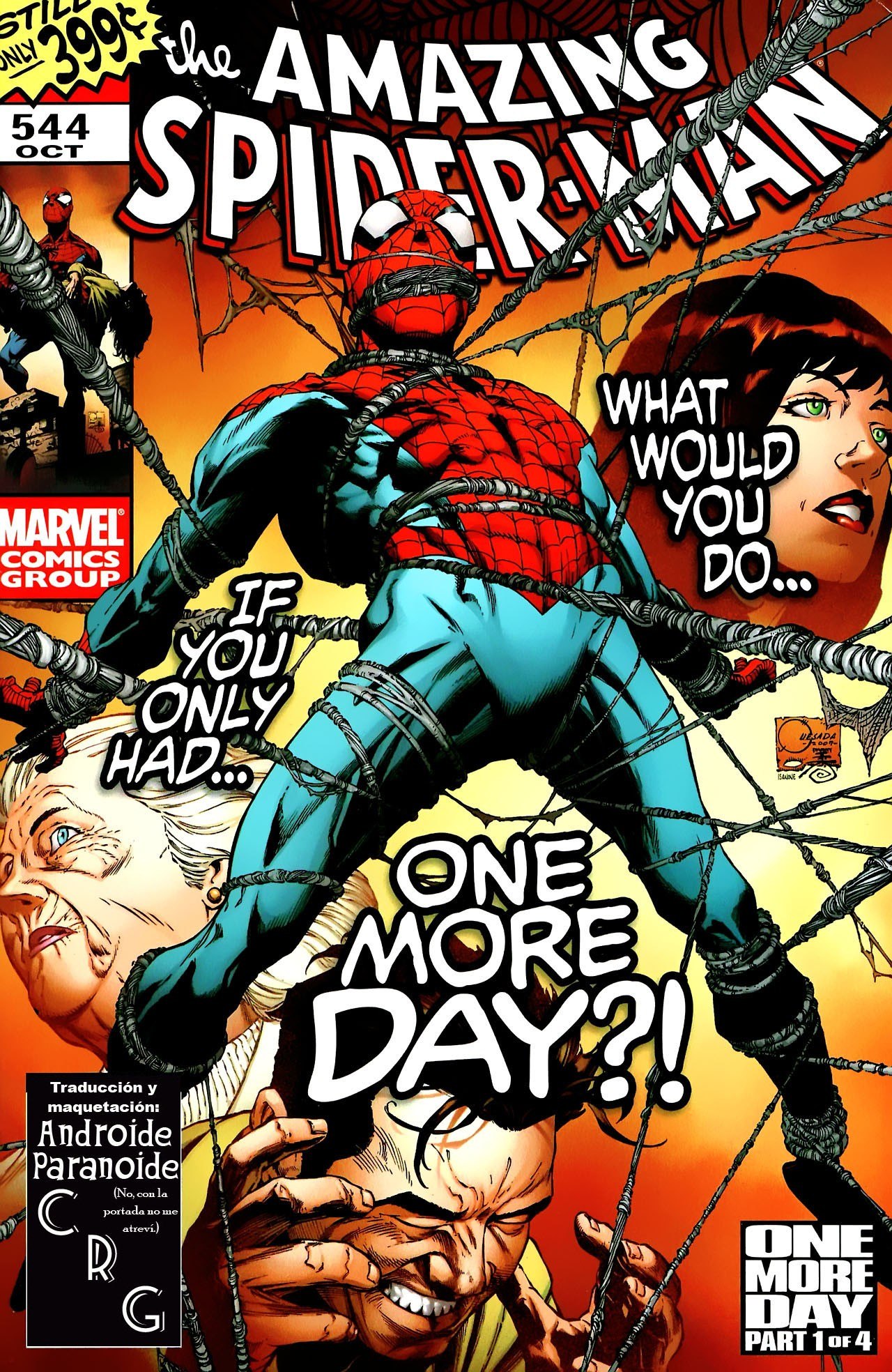 Portada ampliada de The Amazing Spider-Man