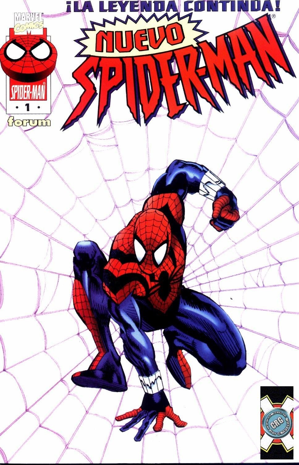 Portada ampliada de NUEVO SPIDERMAN
