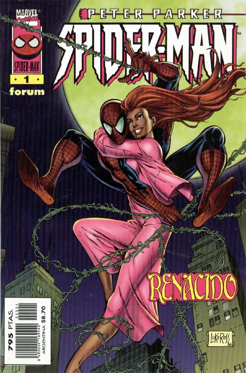 Portada ampliada de SPIDER-MAN