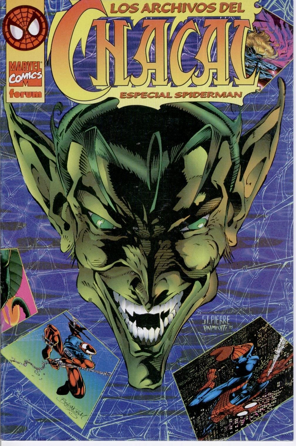 Portada ampliada de Los archivos del Chacal