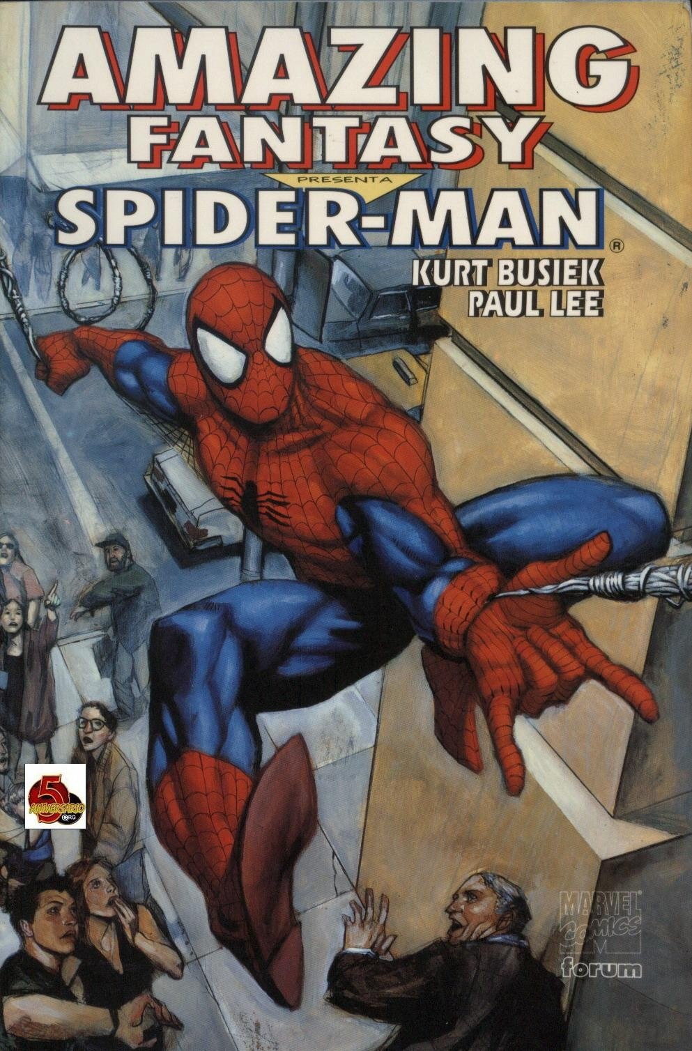 Portada ampliada de AMAZING FANTASY SPIDER-MAN