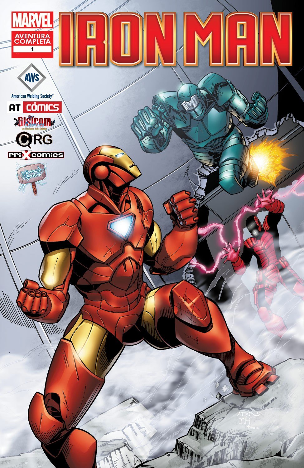 Portada ampliada de IRON MAN